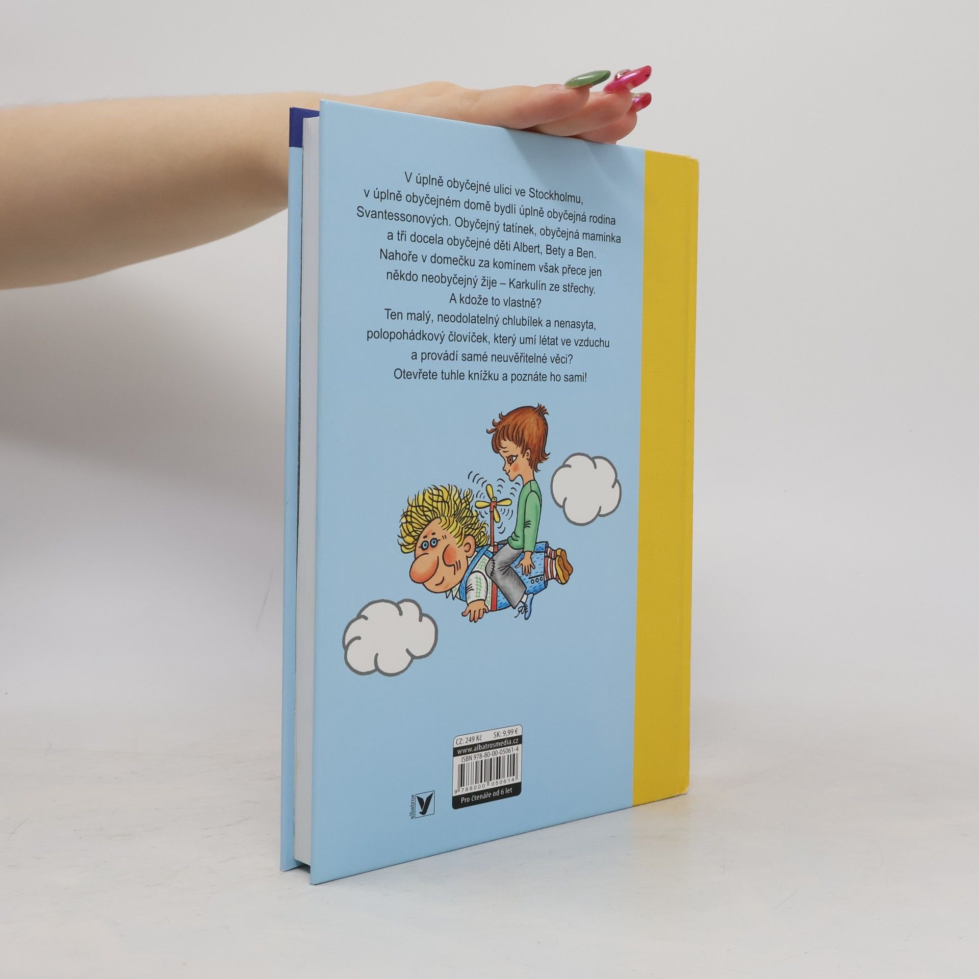 Astrid Lindgren Karkulín ze střechy