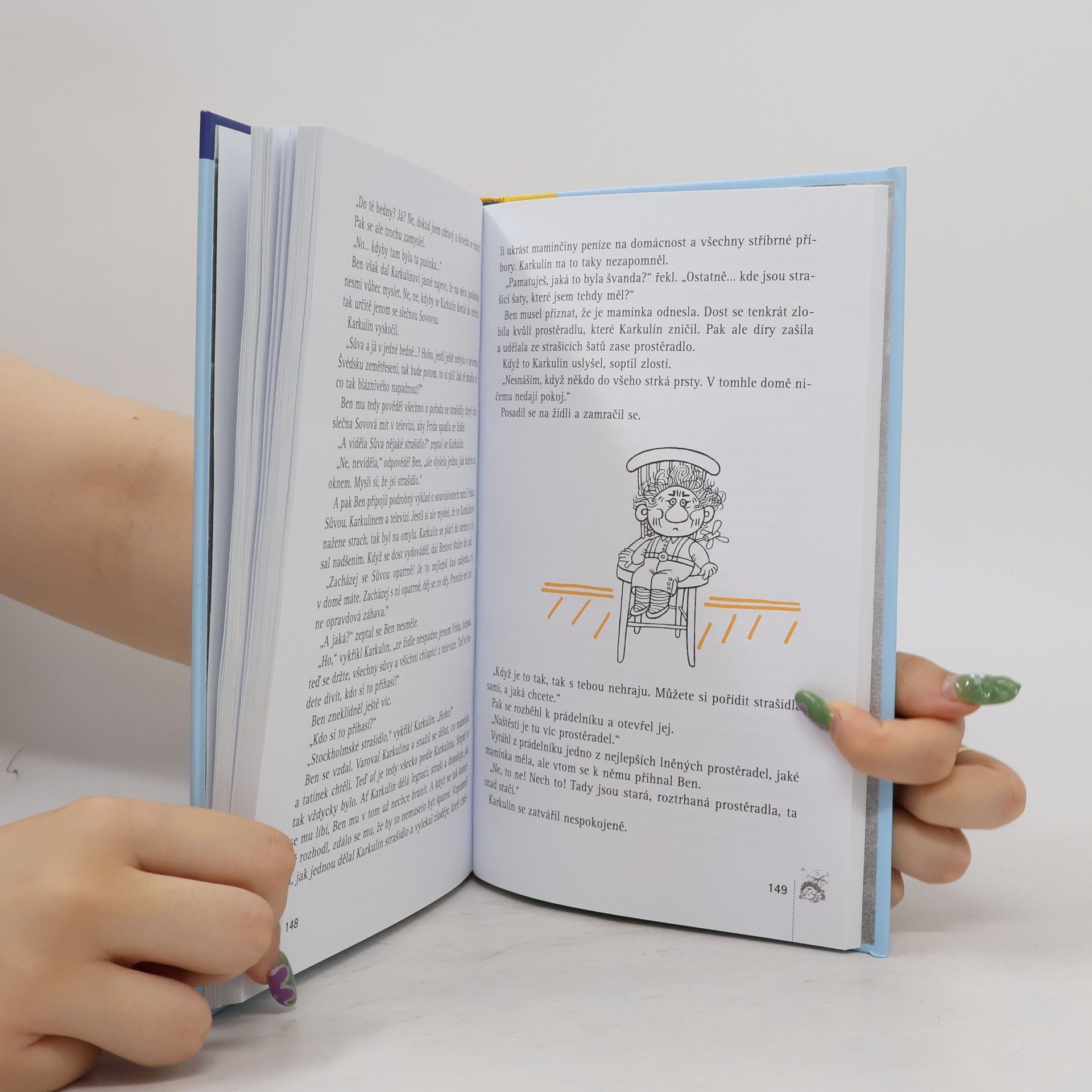 Astrid Lindgren Karkulín ze střechy