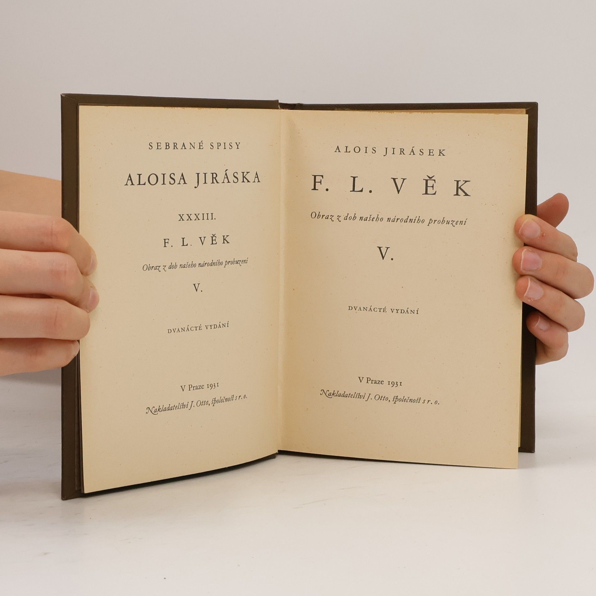 Alois Jirásek F. L. Věk V.