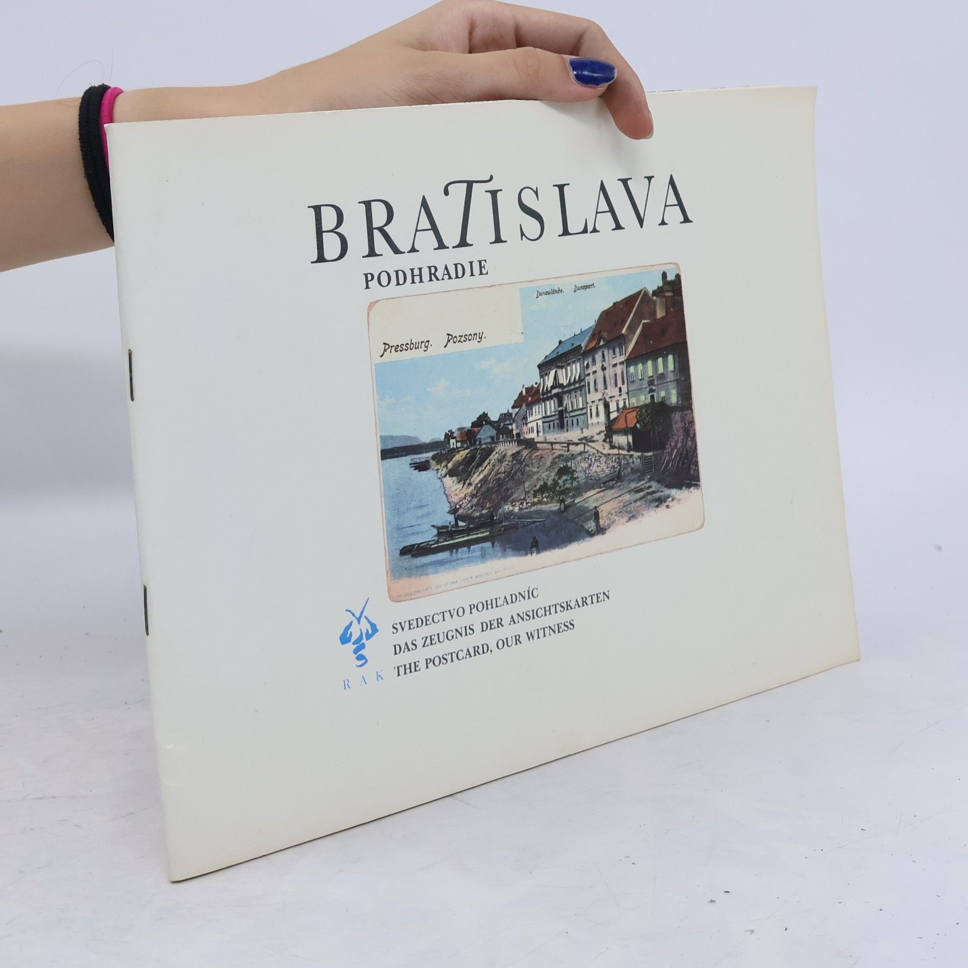 Pavel Dvořák Bratislava podhradie: Svedectvo pohľadníc = Das Zeugnis der Ansichtskarten = The Postcard, our Witness