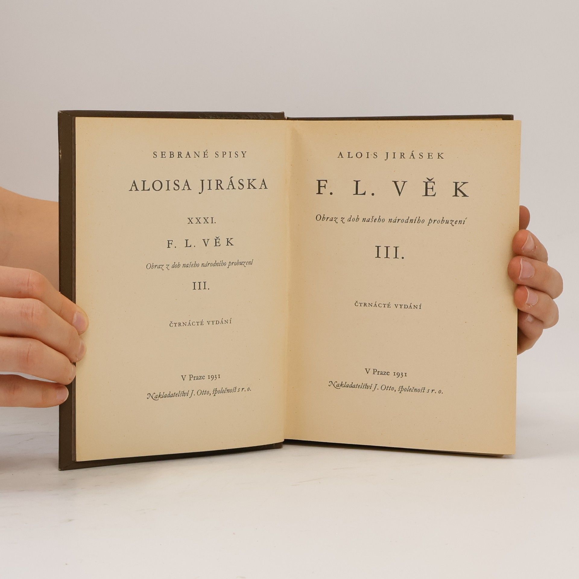Alois Jirásek F. L. Věk III.