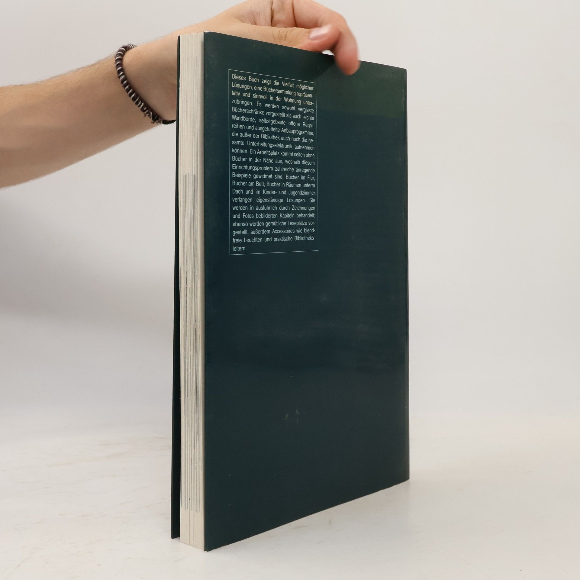 Karl Baur Mit Büchern wohnen
