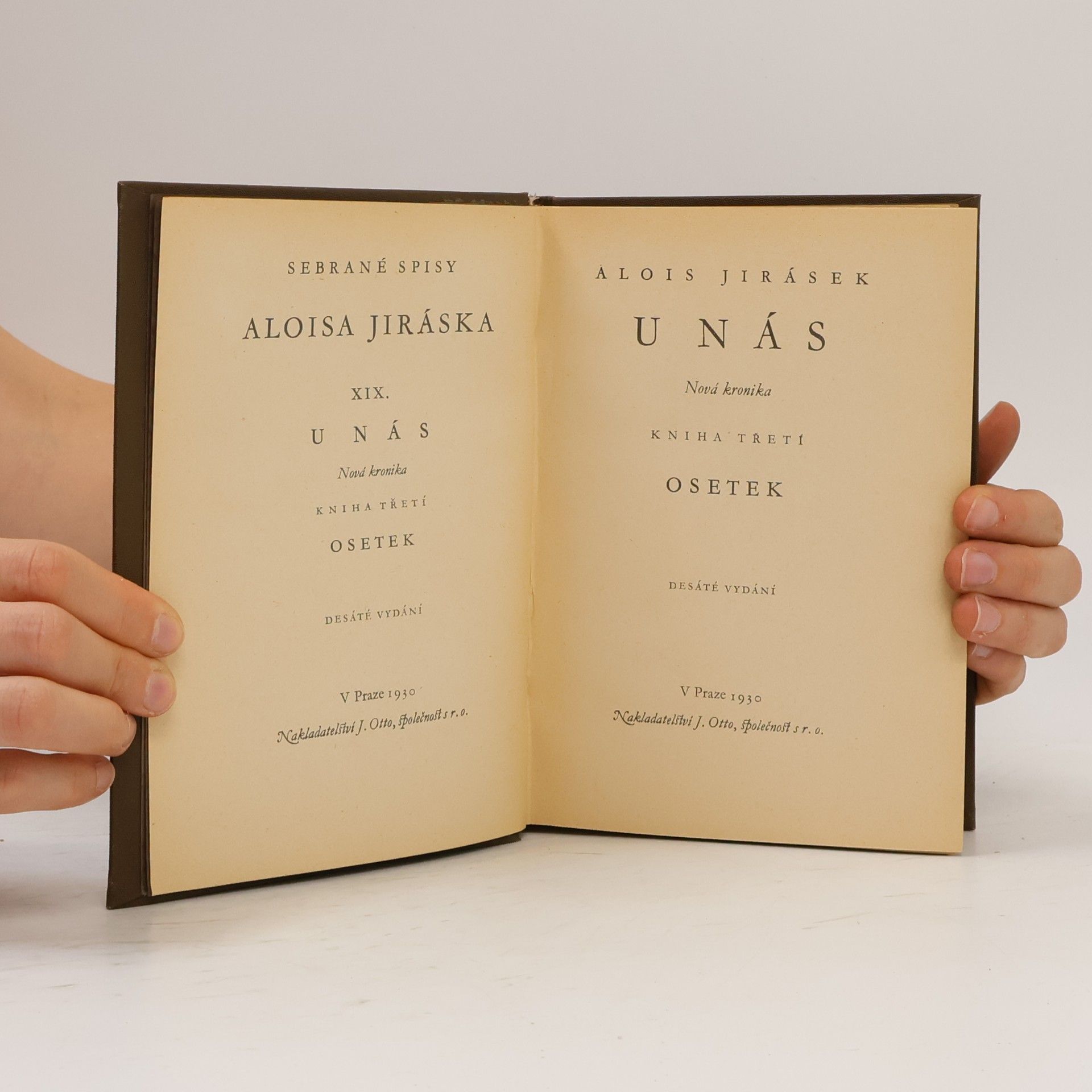 Alois Jirásek Sebrané spisy Aloise Jiráska XIX. U nás III.