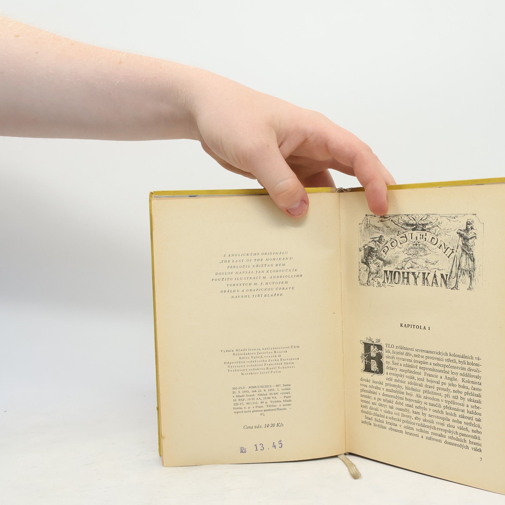James Fenimore Cooper Poslední Mohykán