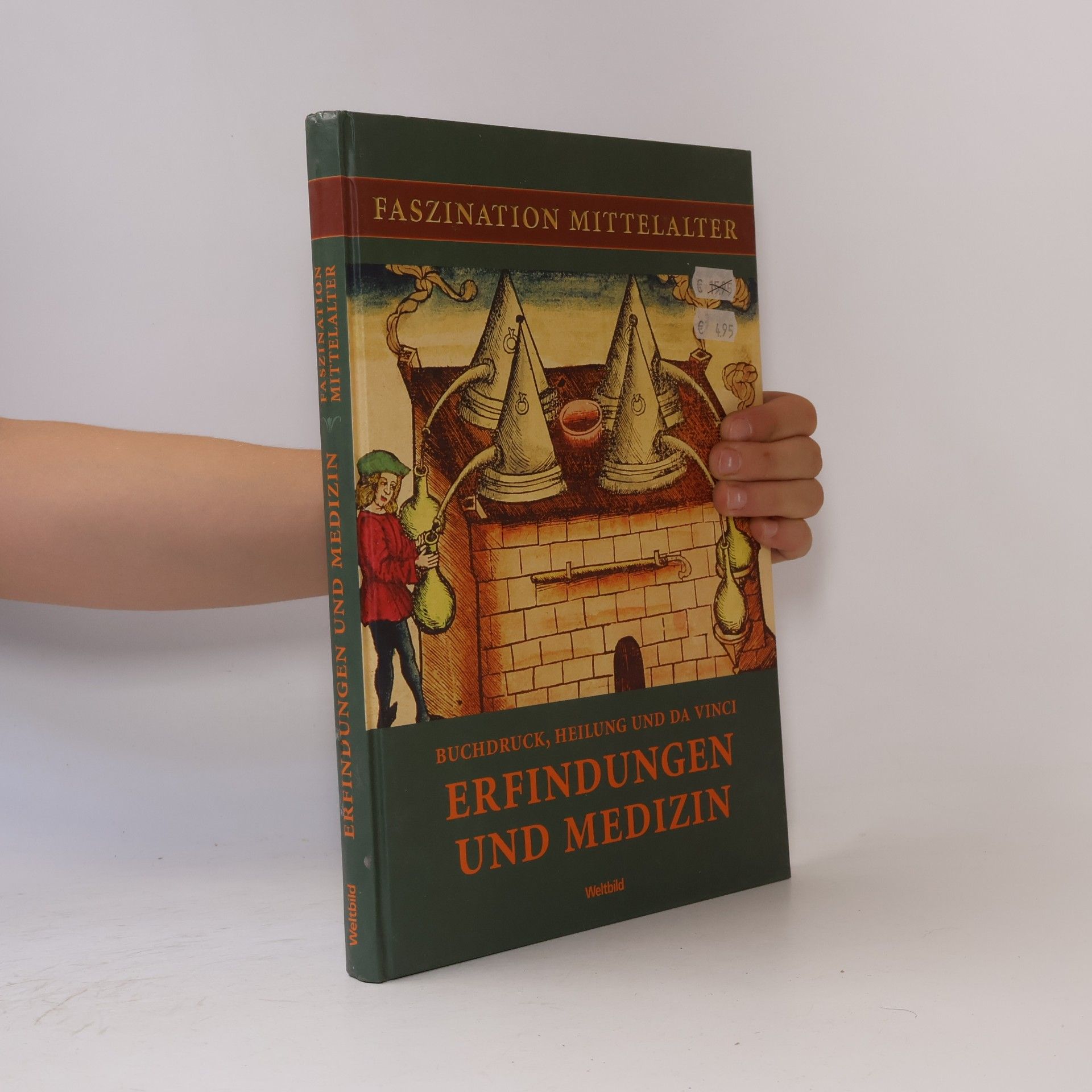 Autorenkollektiv Faszination Mittelalter Buchdruck , Heilung und Da Vinci Erfindungen und Medizin, Weltbildgroßband, 160 Seiten, Bilder
