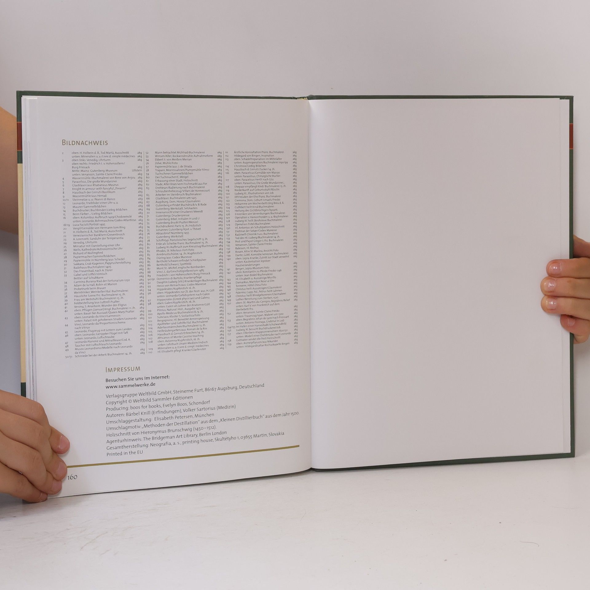 Autorenkollektiv Faszination Mittelalter Buchdruck , Heilung und Da Vinci Erfindungen und Medizin, Weltbildgroßband, 160 Seiten, Bilder