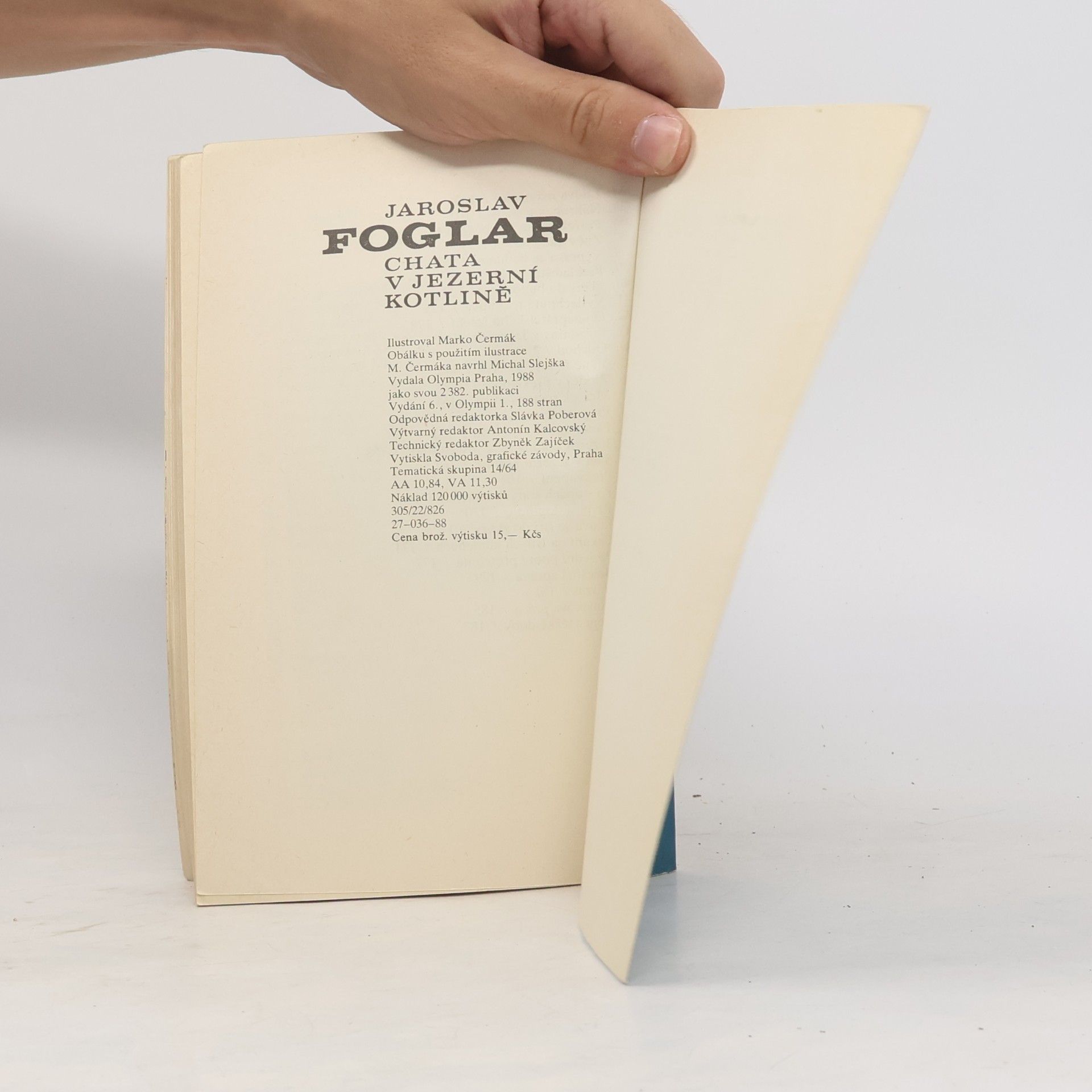 Jaroslav Foglar Chata v Jezerní kotlině