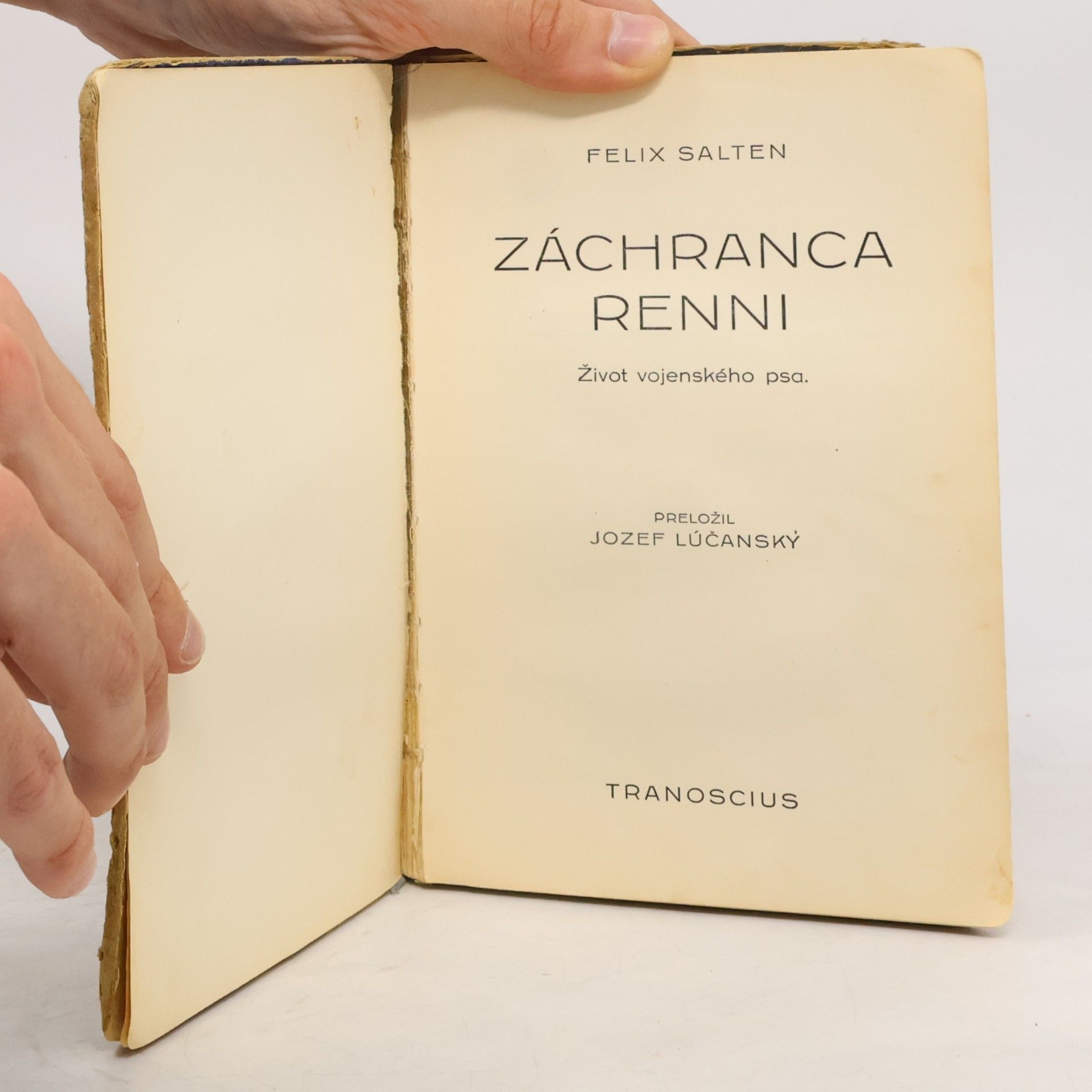Felix Salten Záchranca Renni