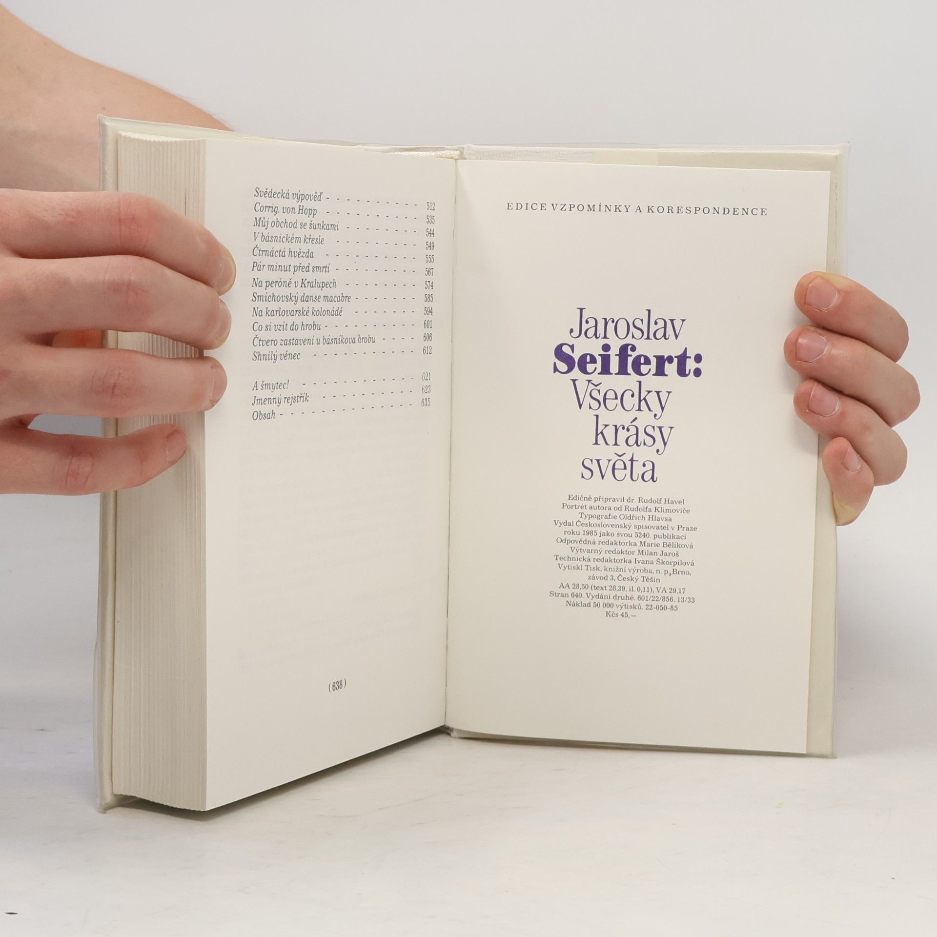 Jaroslav Seifert Všecky krásy světa