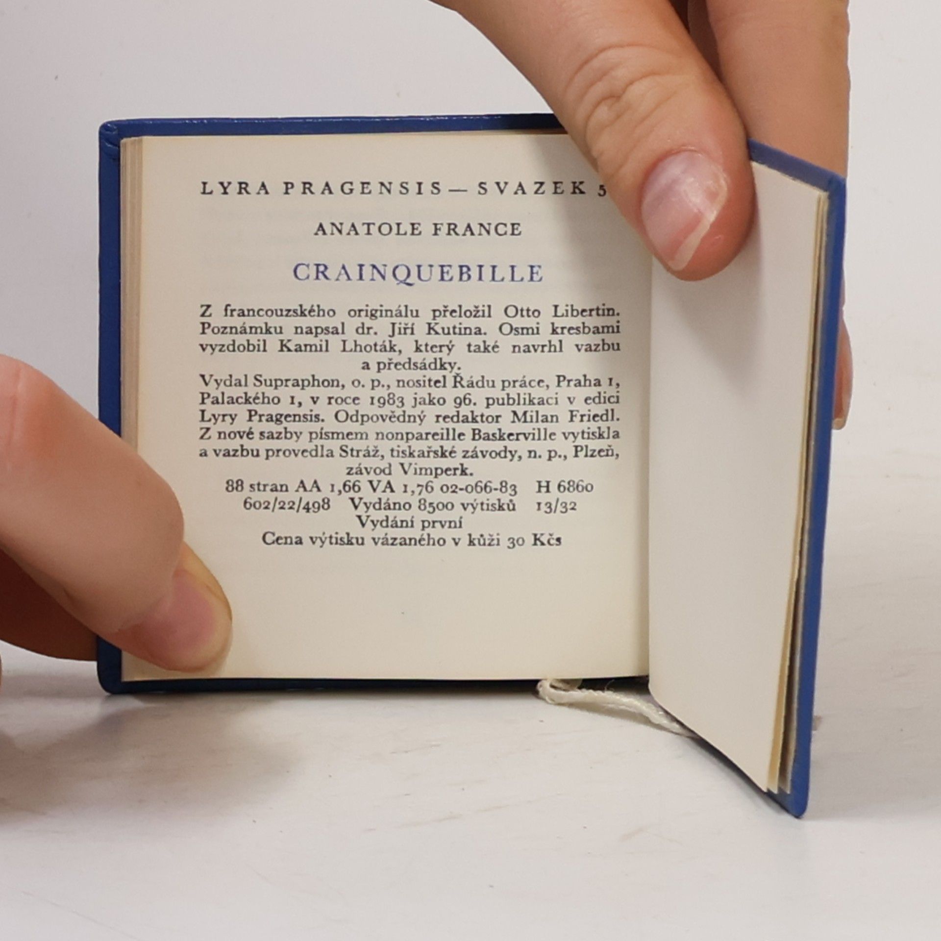 Anatole France Crainquebille