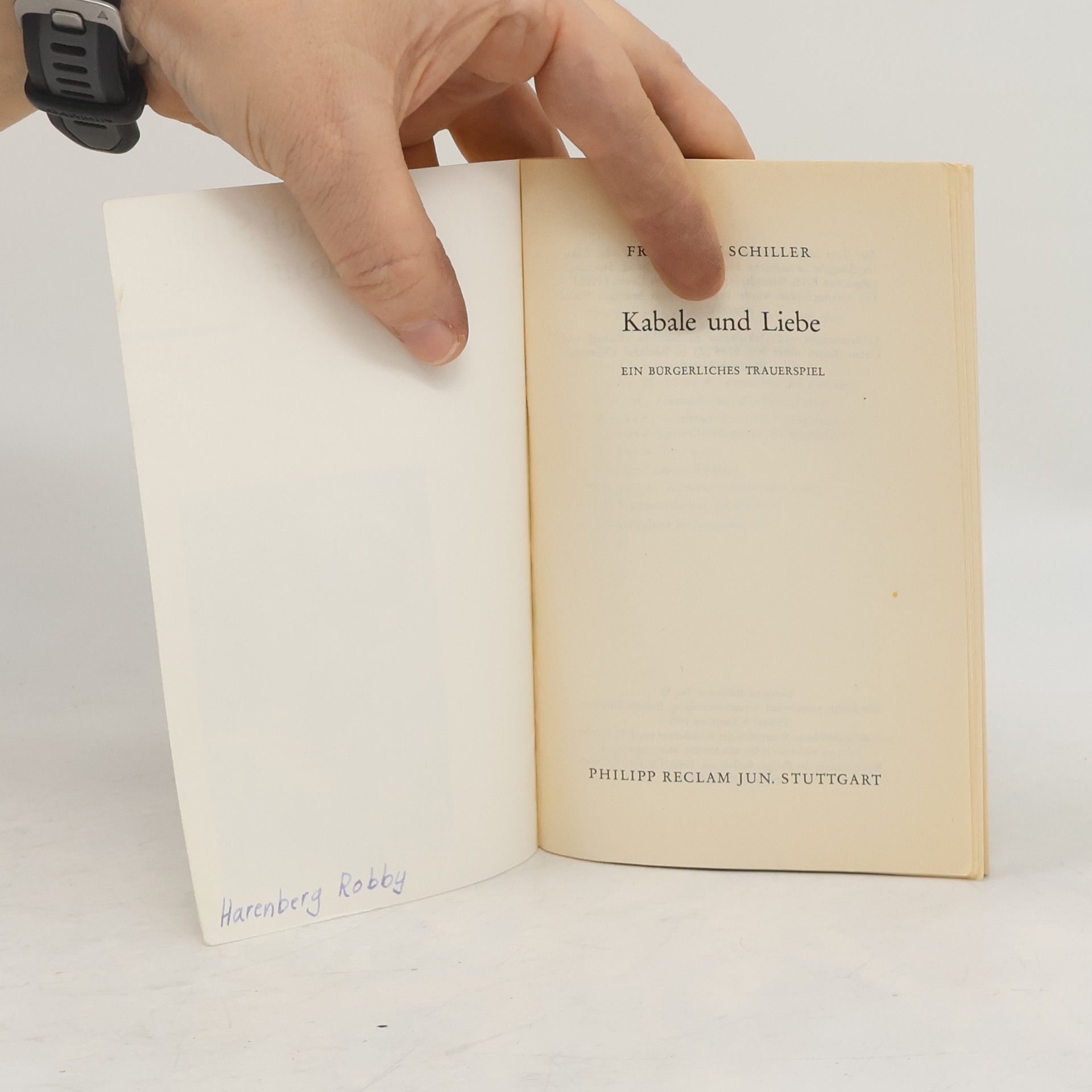 Friedrich Schiller Kabale und Liebe