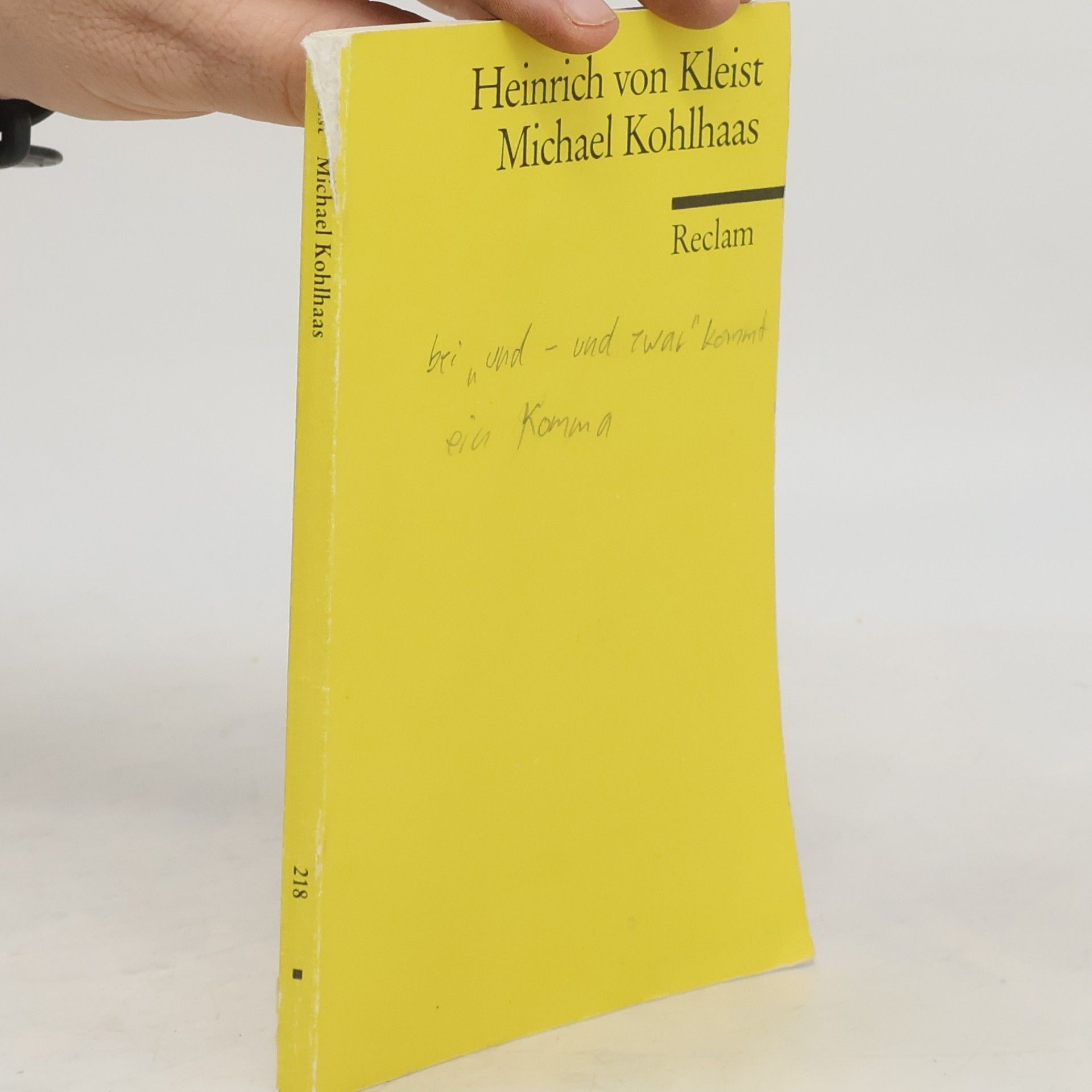 Heinrich von Kleist Michael Kohlhaas