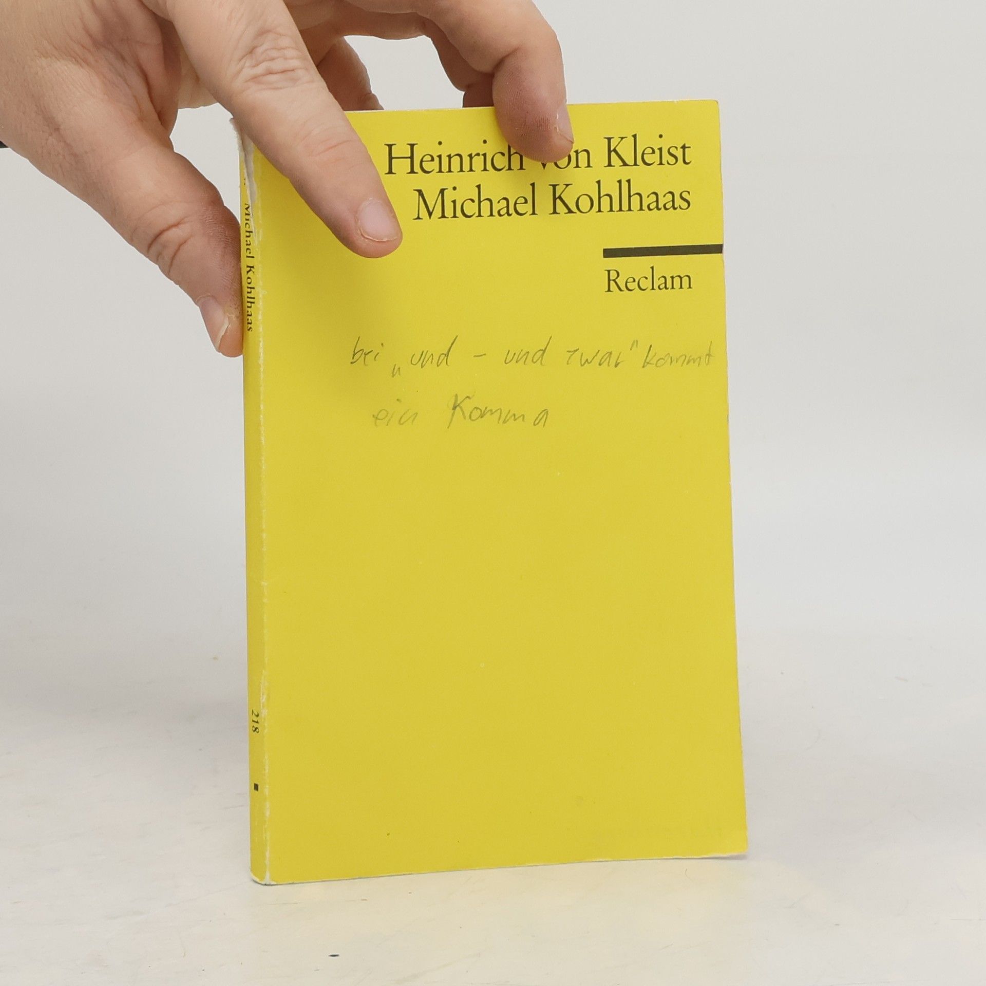 Heinrich von Kleist Michael Kohlhaas
