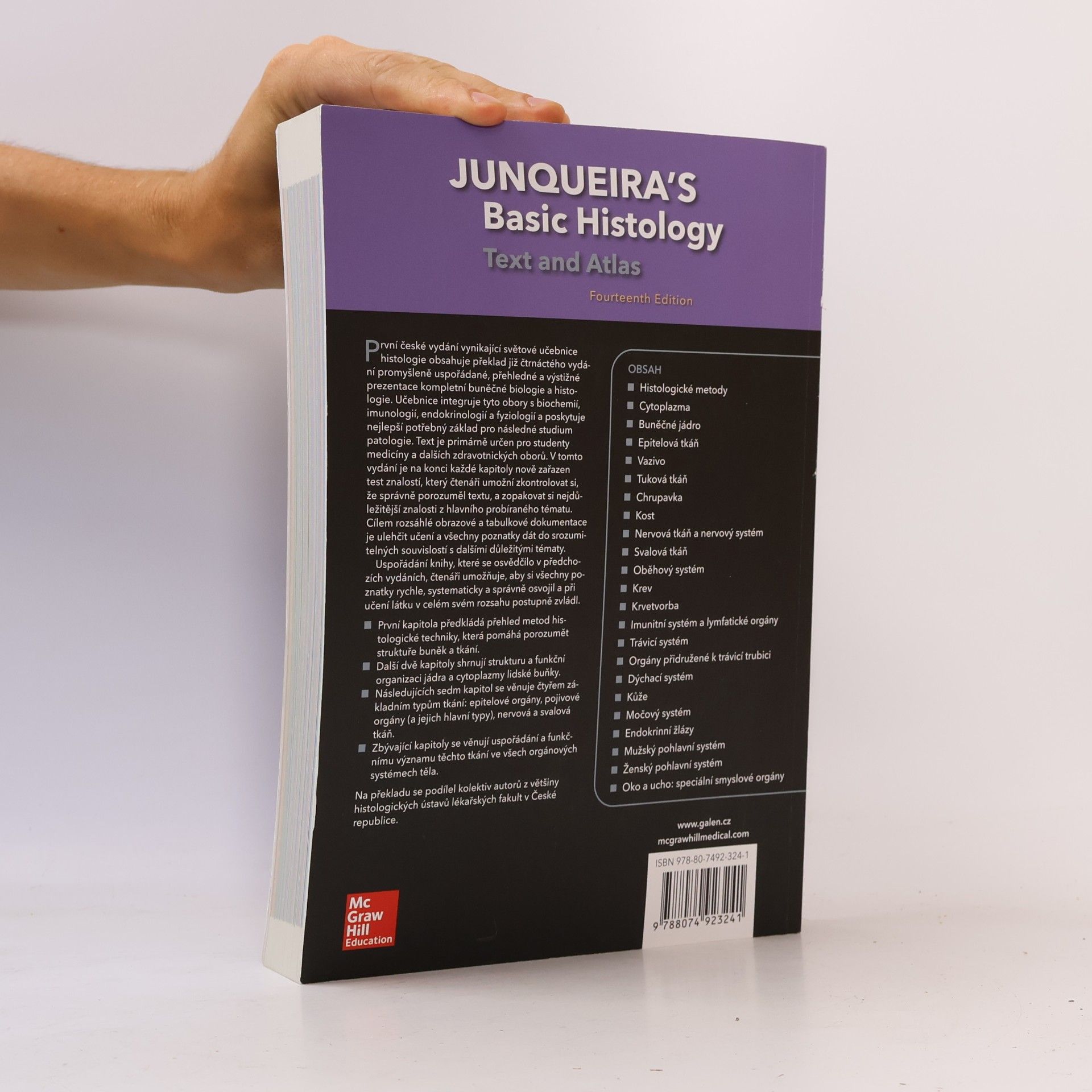 Anthony Mescher Junqueirovy základy histologie