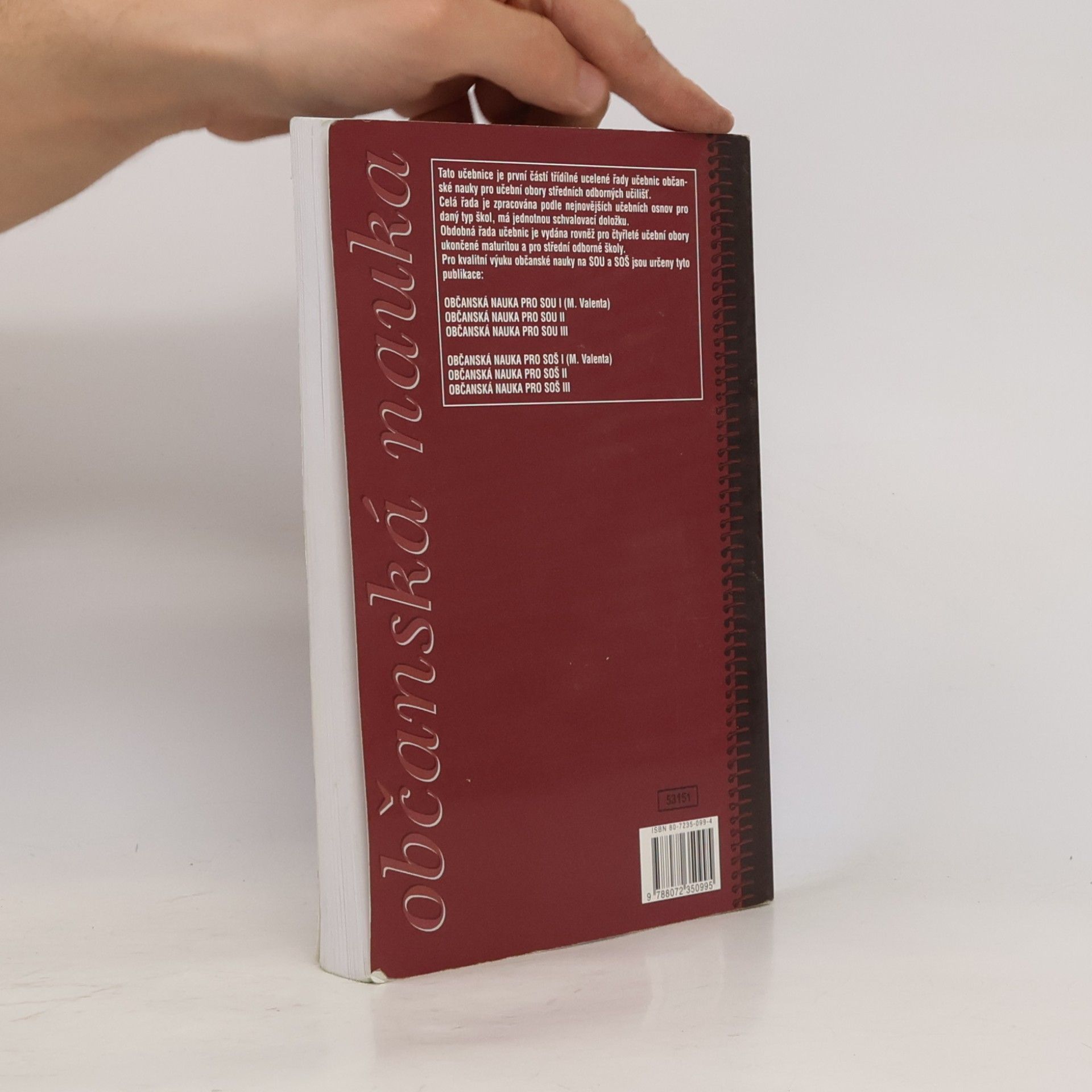 Milan Valenta Občanská nauka 1 pro střední odborná učiliště