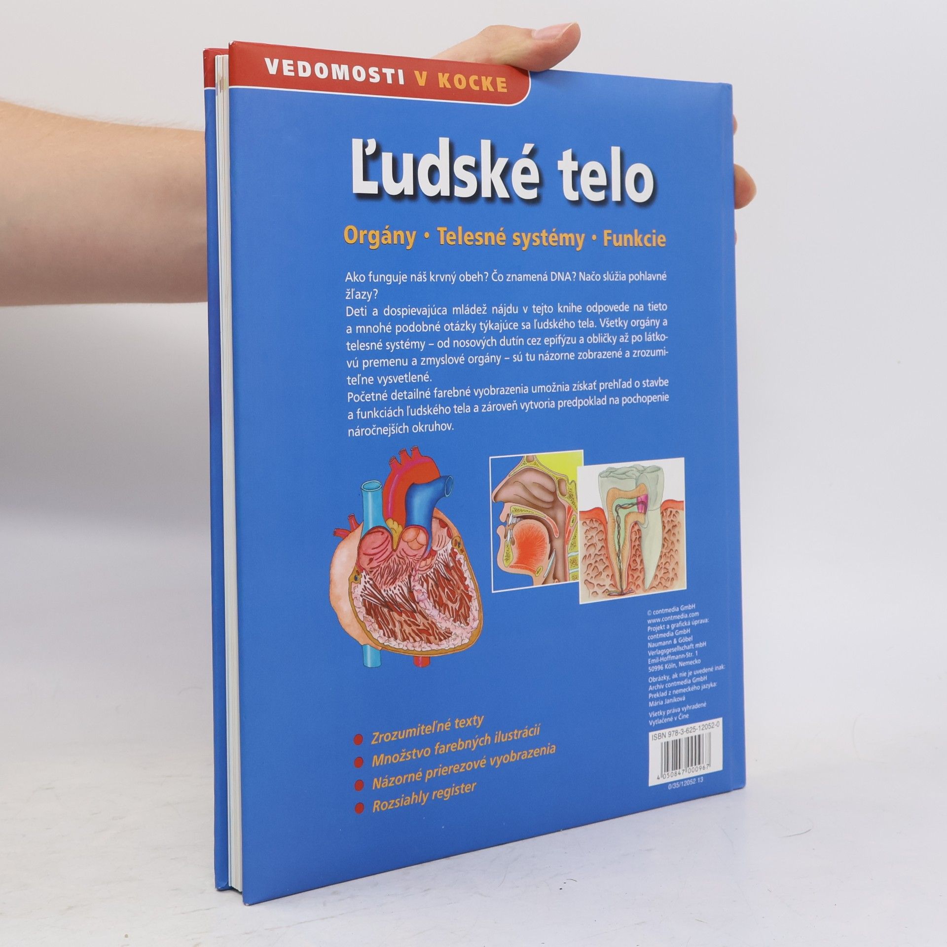 Collectif d'auteurs Ľudské telo. Orgány, telesné systémy, funkcie