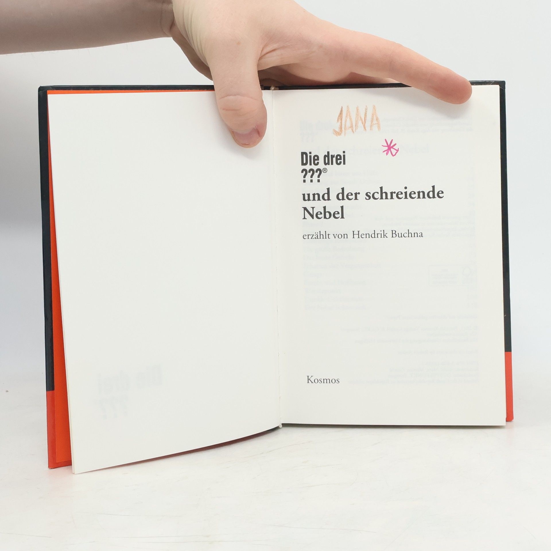 Hendrik Buchna Die drei ??? und der schreiende Nebel