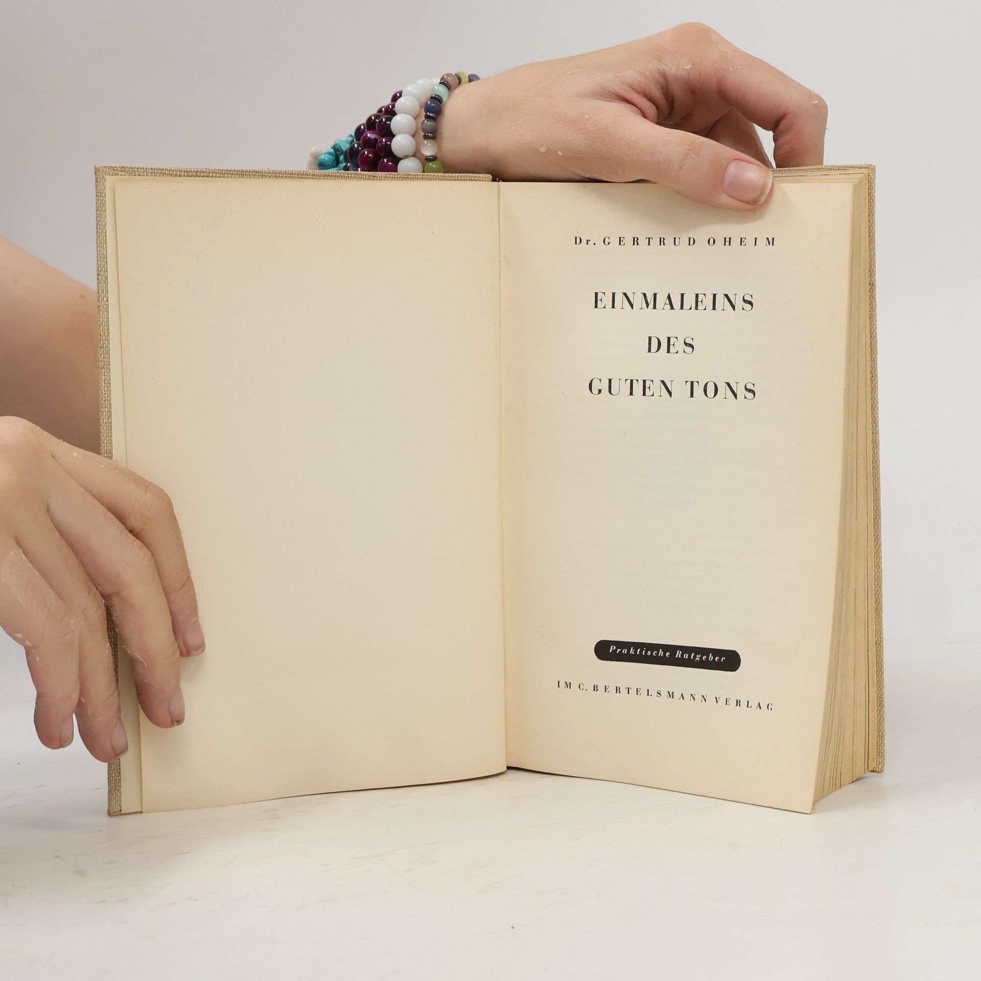 Gertrud Oheim Einmaleins des guten Tons