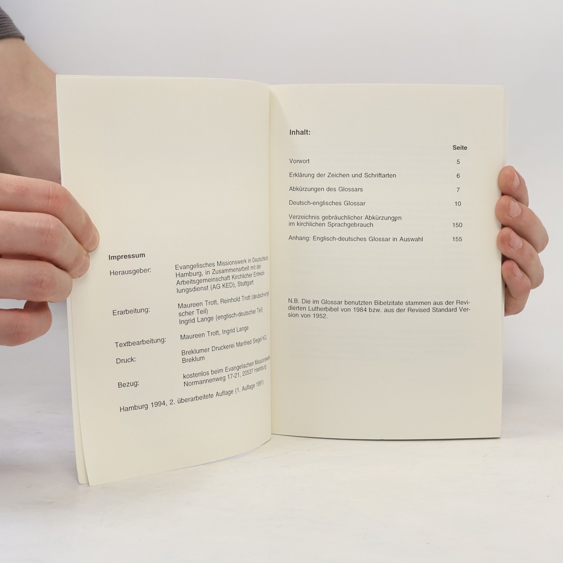 Kolektiv autorů Deutsch-Englisches Glossar Des Kirchlichen Sprachgebrauchs