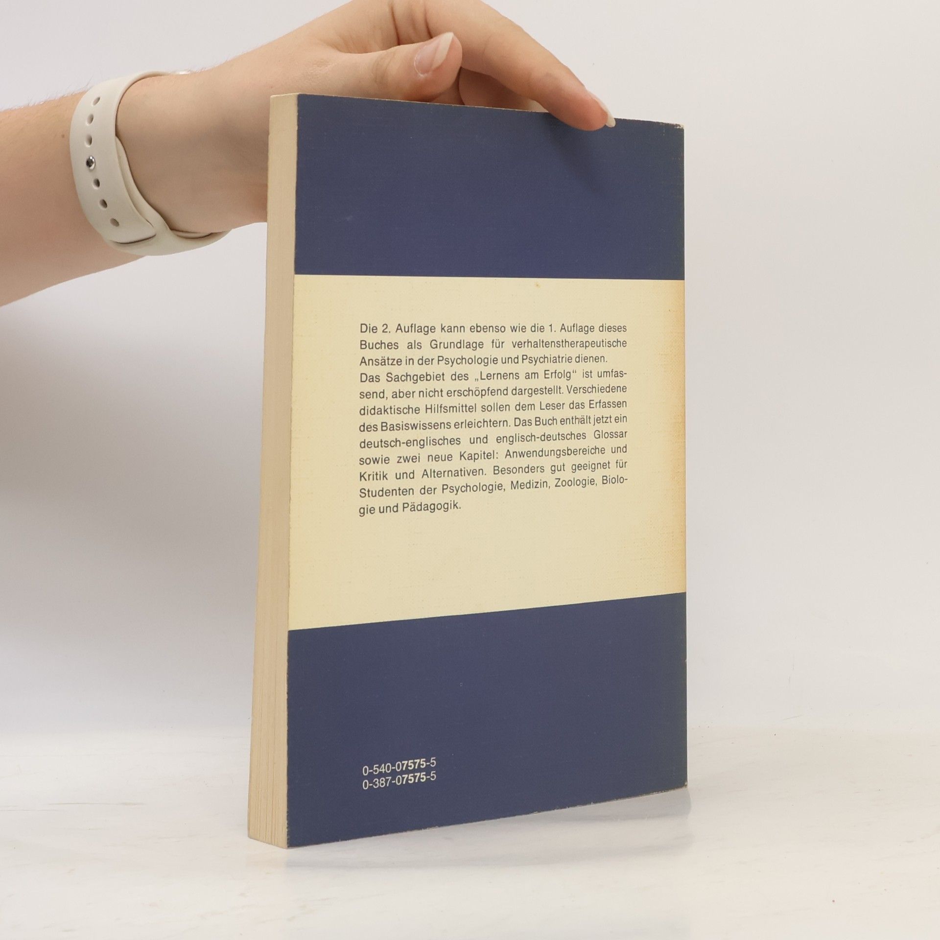 Wilhelm F. Angermeier Heidelberger Taschenbücher Basistext Psychologie - 100: Kontrolle des Verhaltens