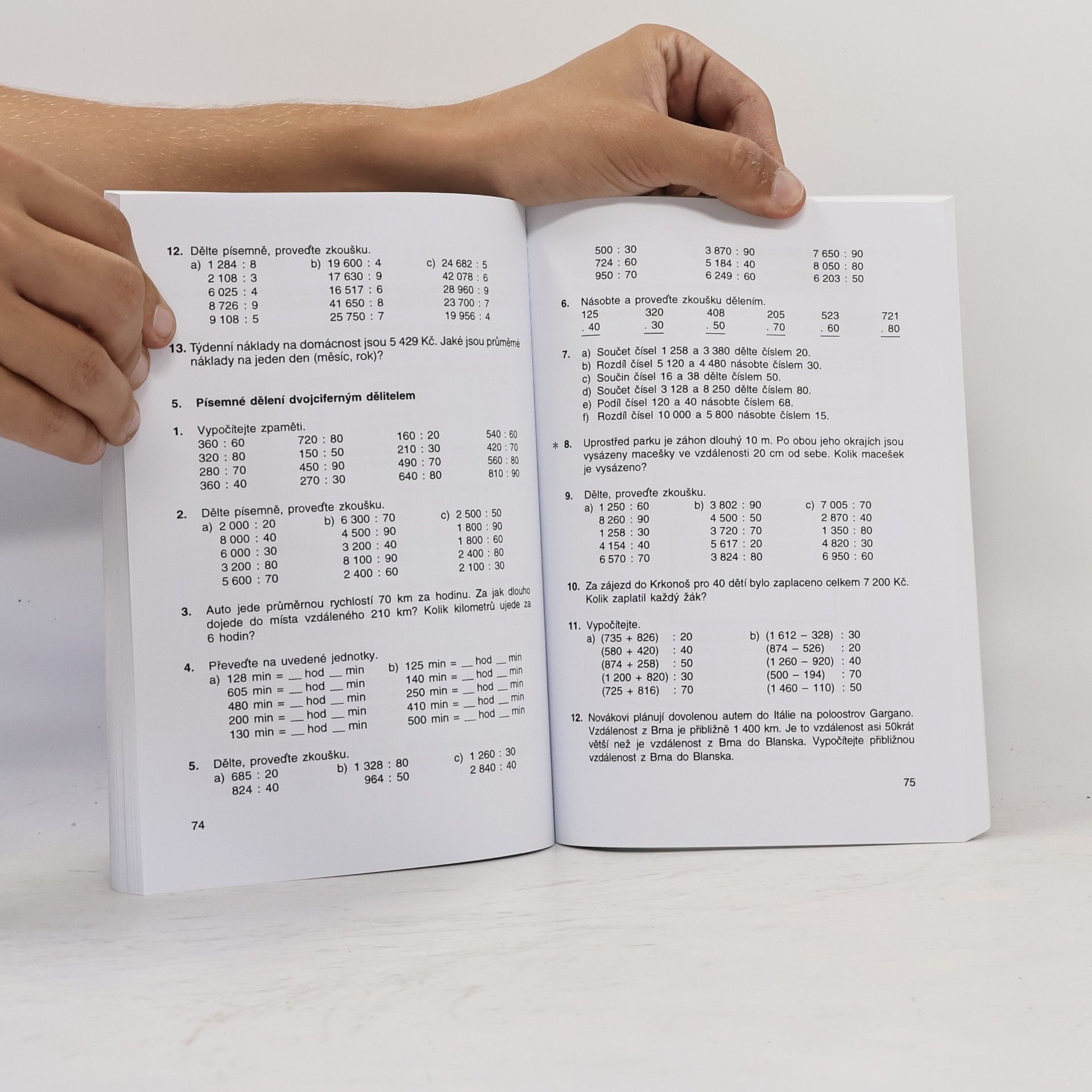 Kolektiv autorů Sbírka úloh z matematiky II : pro 6. až 9. ročník
