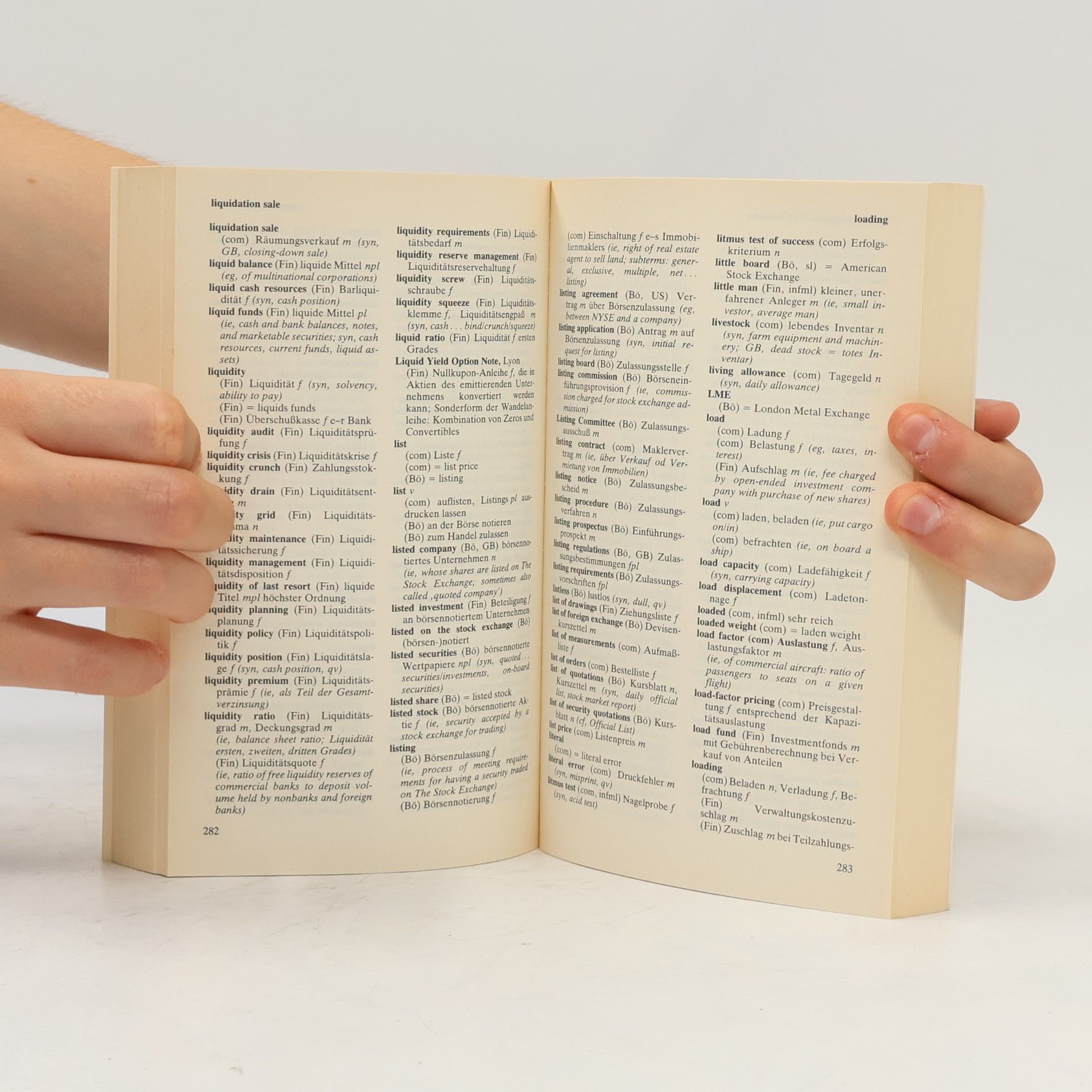 Wilhelm Schäfer Financial Dictionary