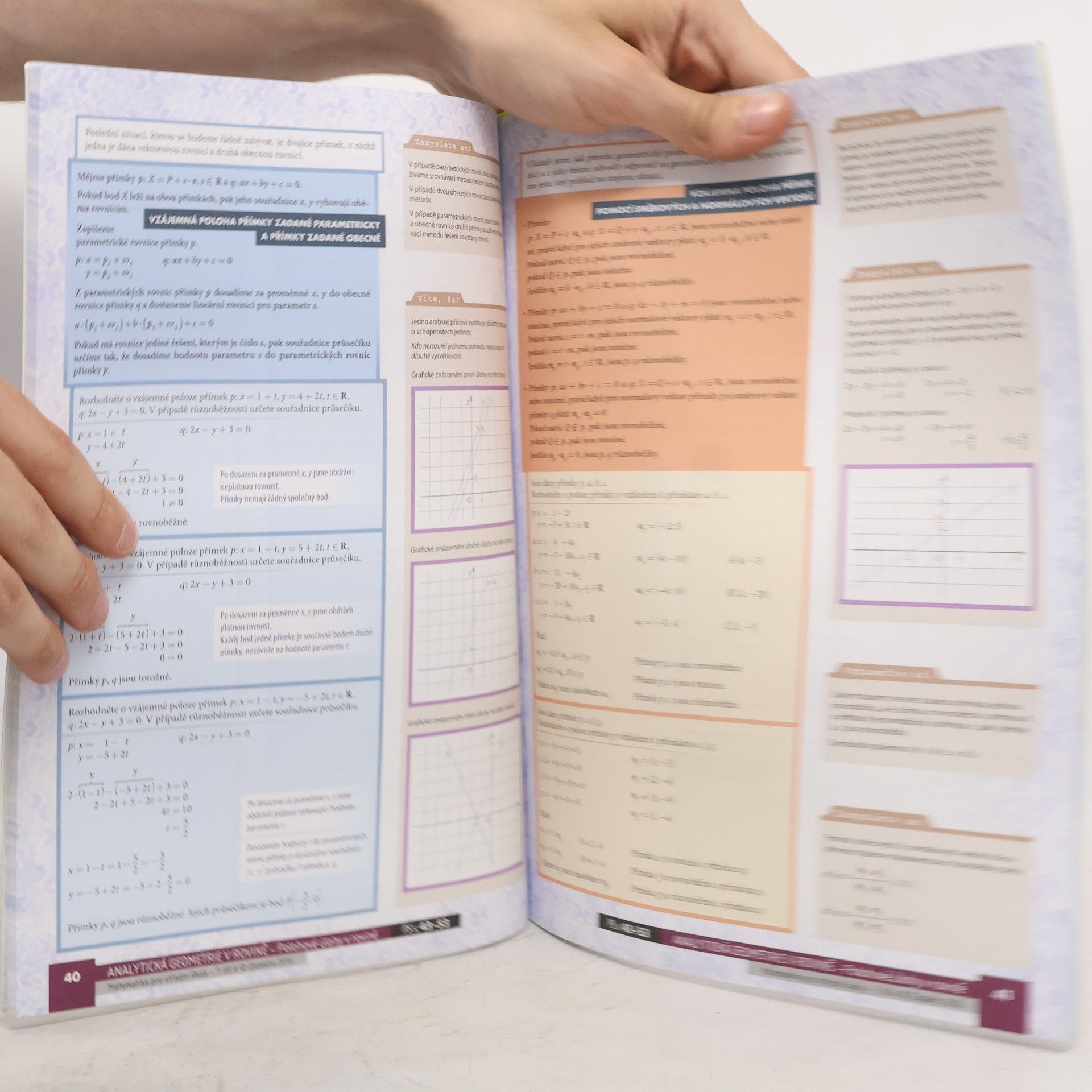 Jan Vondra Matematika pro střední školy. 7. díl A, Analytická geometrie v rovině