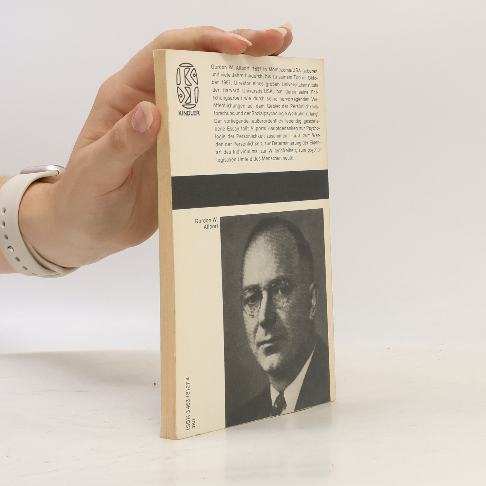 Gordon Allport Werden der Persönlichkeit
