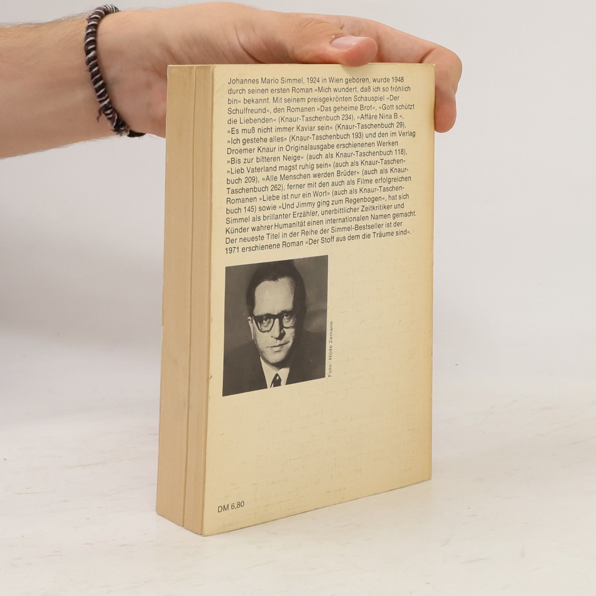 Johannes Mario Simmel Es muß nicht immer Kaviar sein