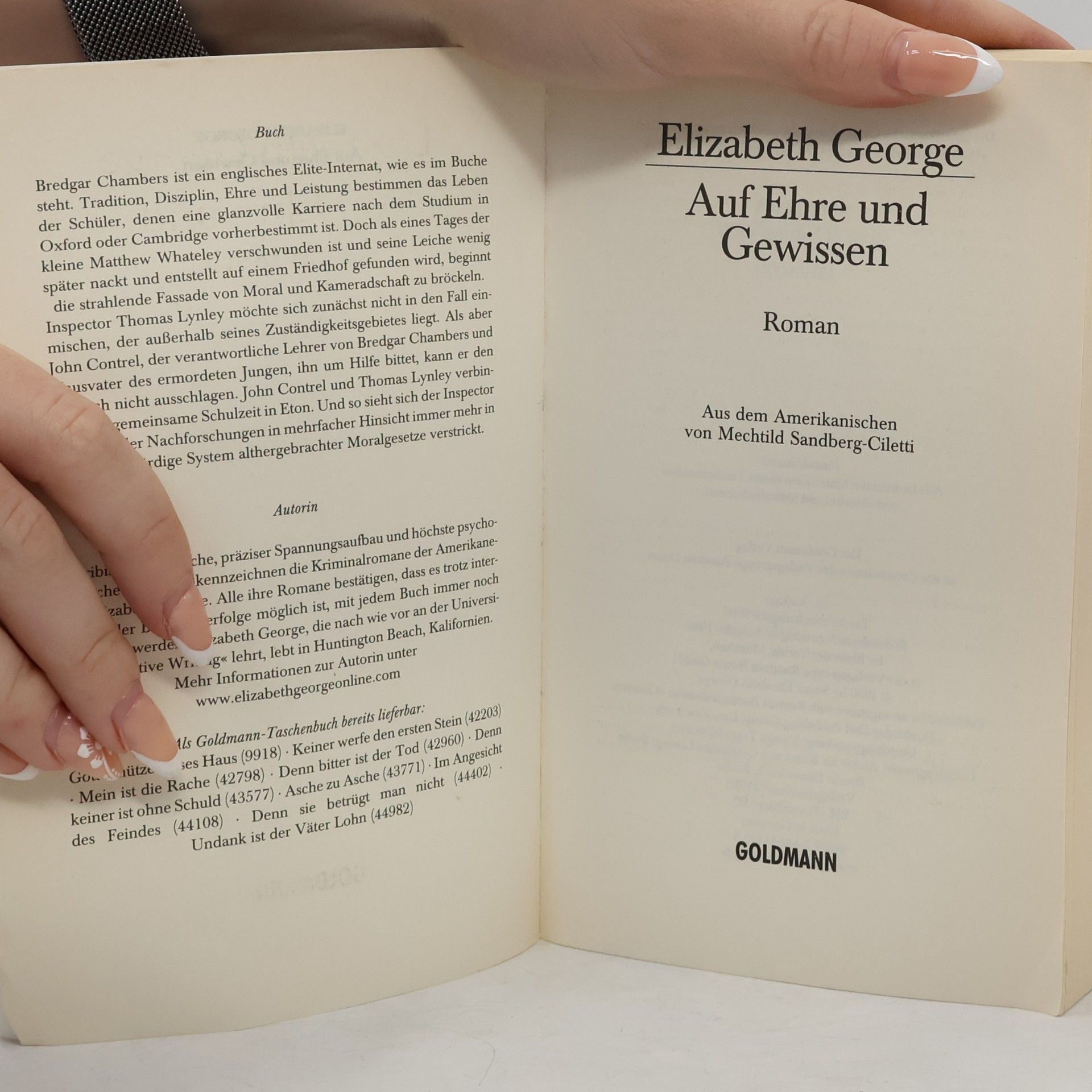 Elizabeth George Auf Ehre und Gewissen