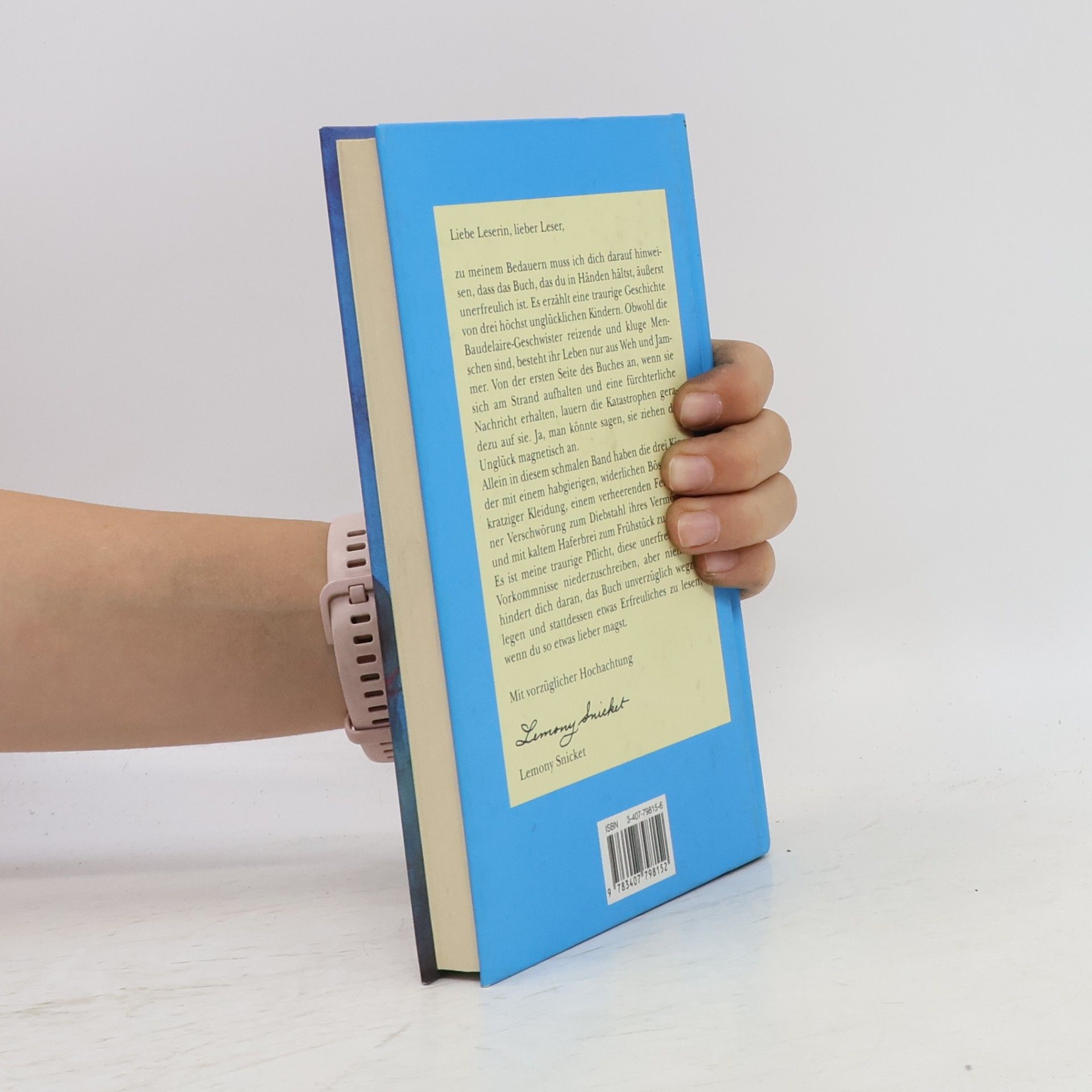 Lemony Snicket Eine Reihe betrüblicher Ereignisse 1. Der Schlimme Anfang