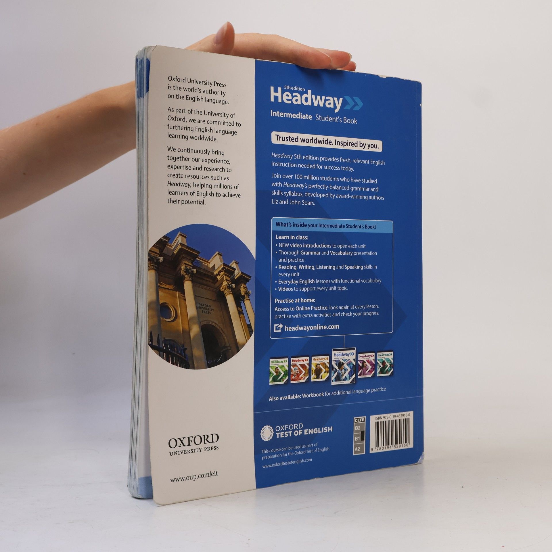 AA.VV. New Headway Fifth Edition Intermediate Student's Book with Online Practice