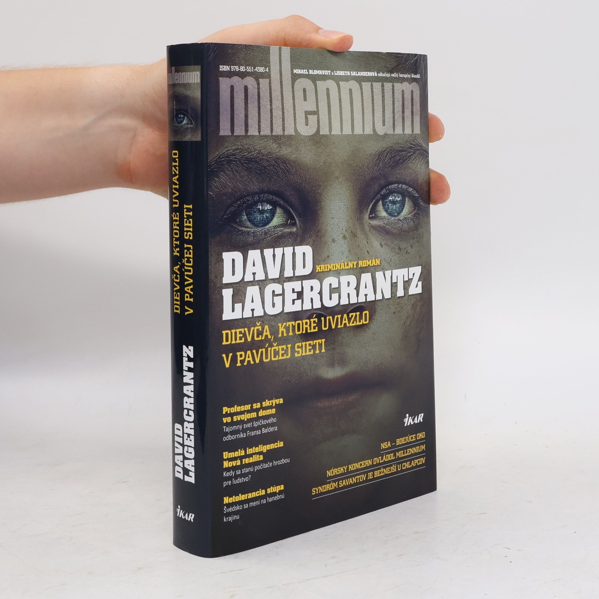 David Lagercrantz Dievča, ktoré uviazlo v pavúčej sieti