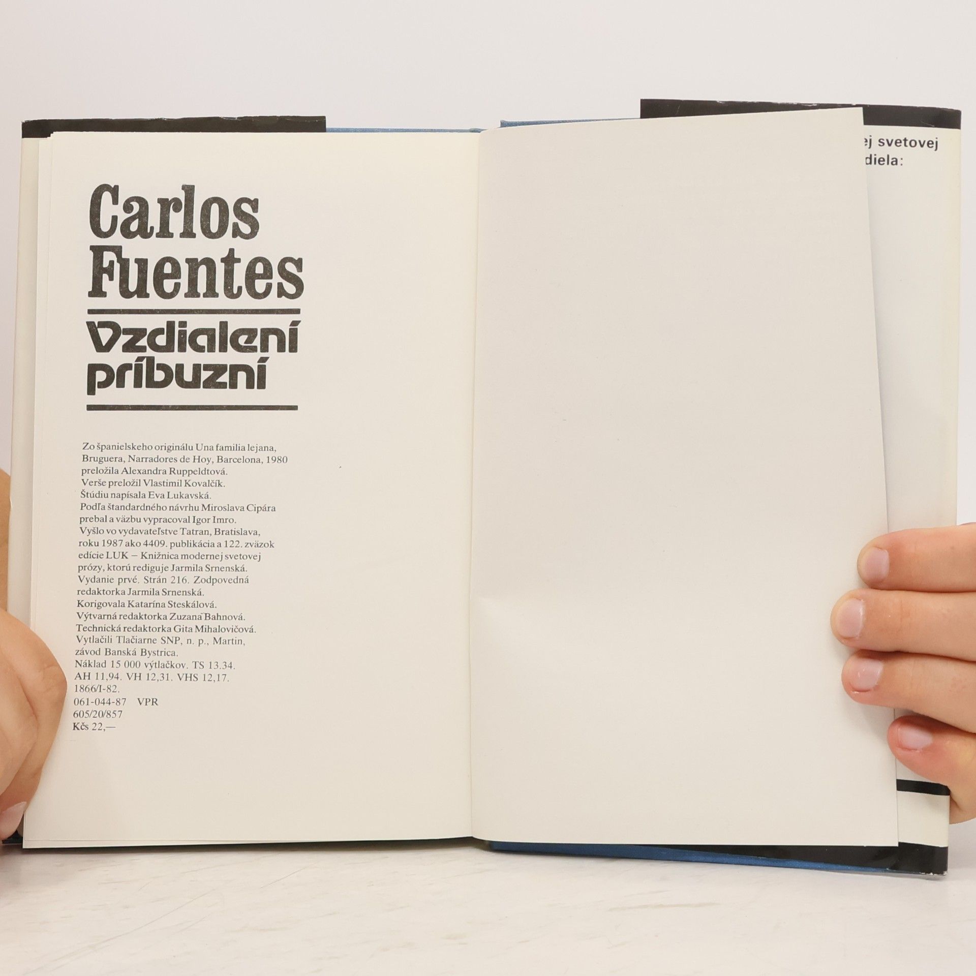 Carlos Fuentes Vzdialení príbuzní
