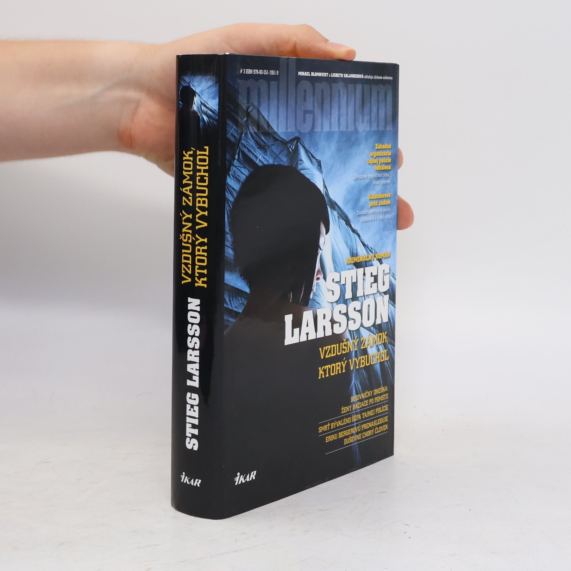 Stieg Larsson Vzdušný zámok, ktorý vybuchol