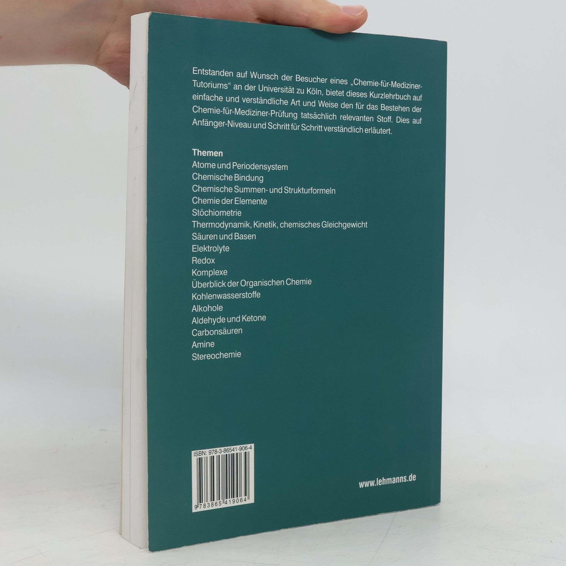 Ivaylo Ivanov Chemie für Mediziner