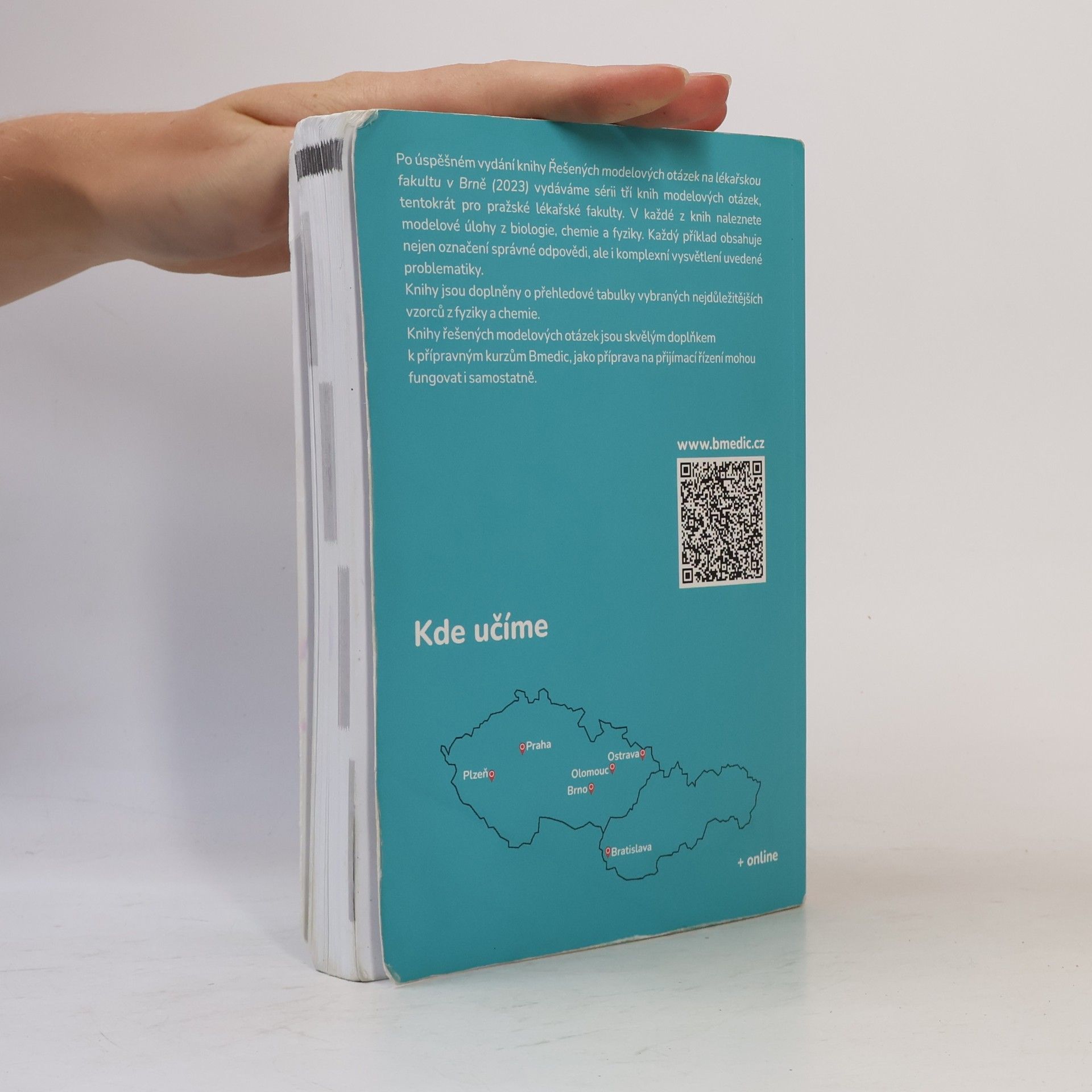 Various authors Řešené modelové otázky na 1. lékařskou fakultu UK v Praze