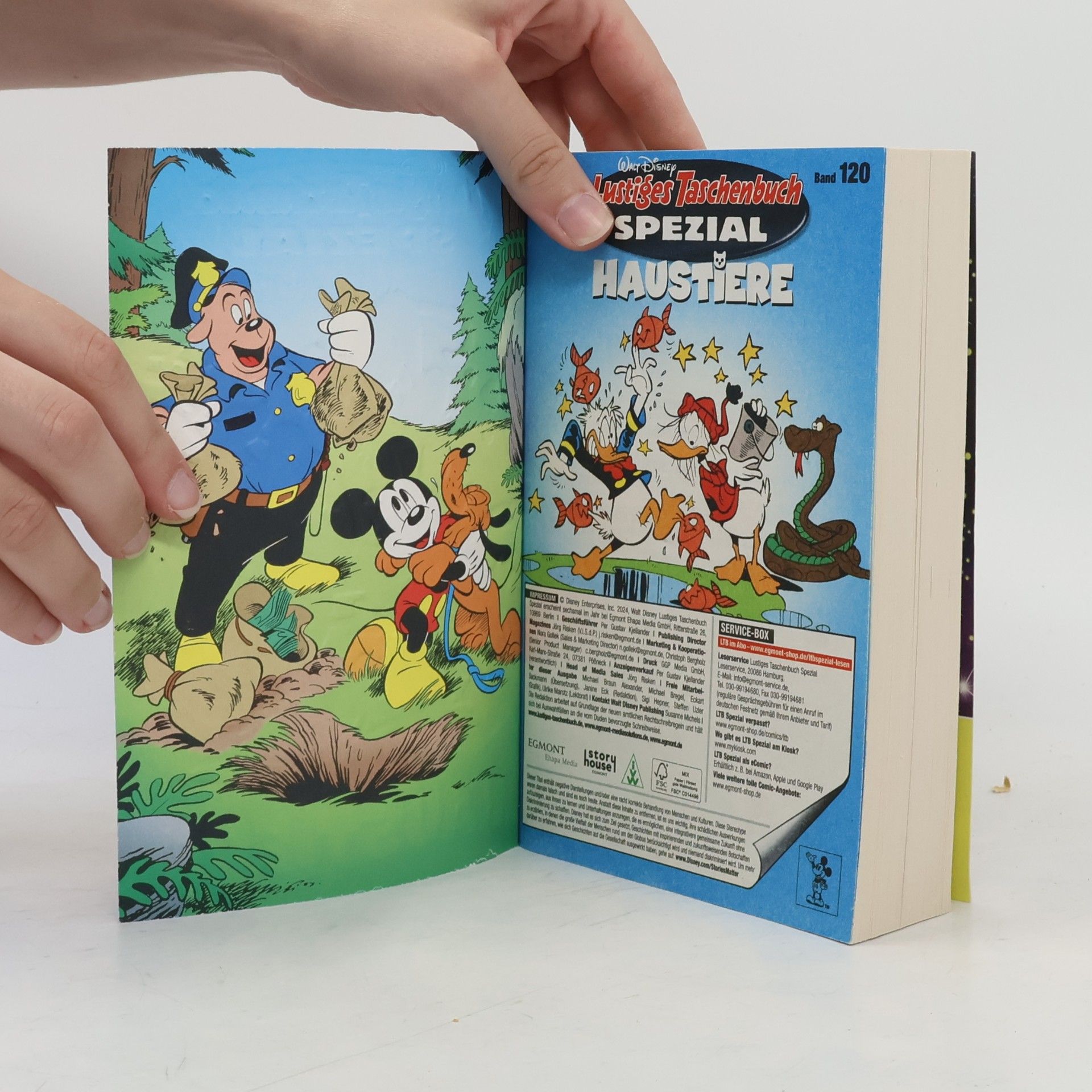 Walt Disney Lustiges Taschenbuch Spezial 120, Haustiere