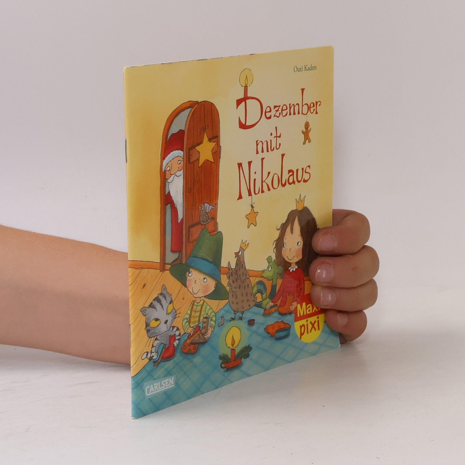 Outi Kaden Dezember mit Nikolaus