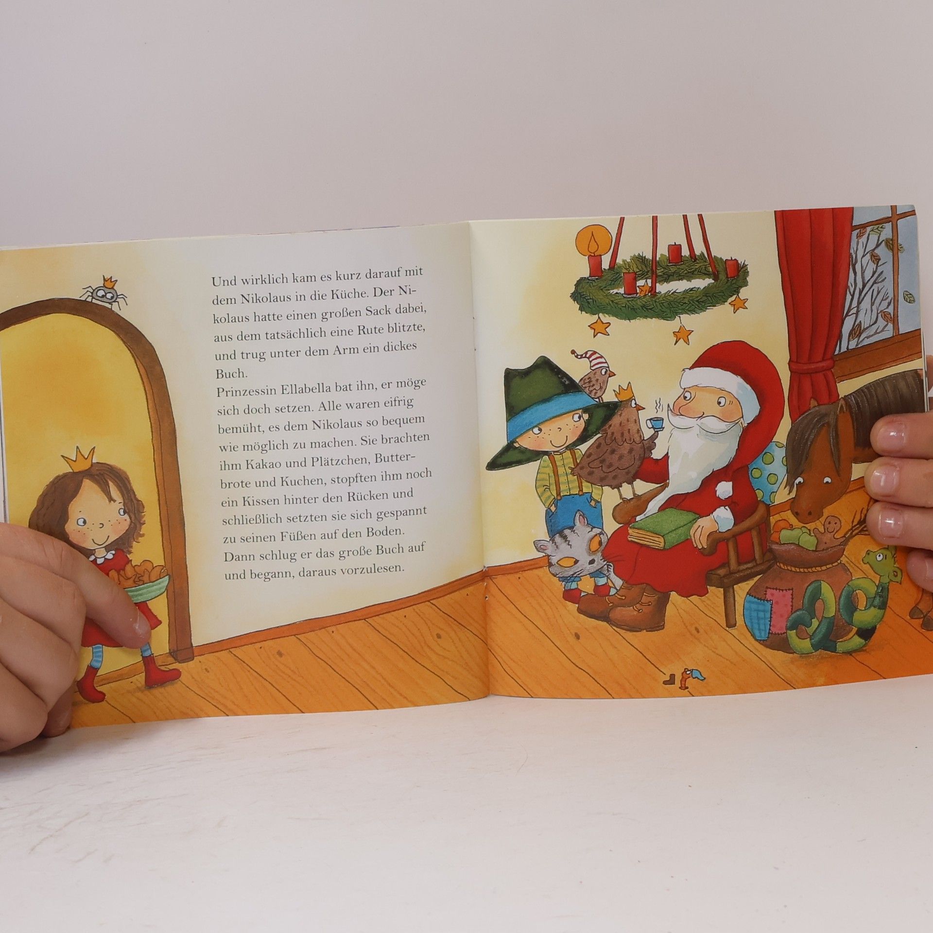 Outi Kaden Dezember mit Nikolaus