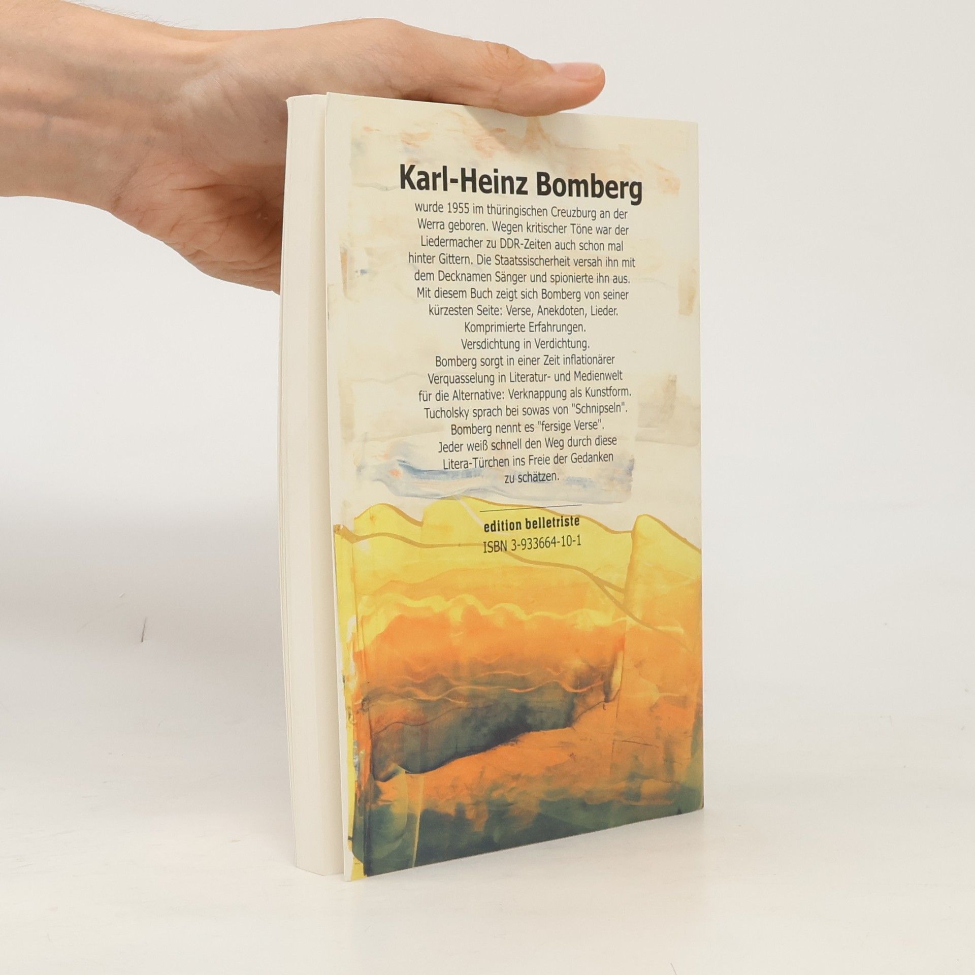 Karl-Heinz Bomberg Autor ohne lenker