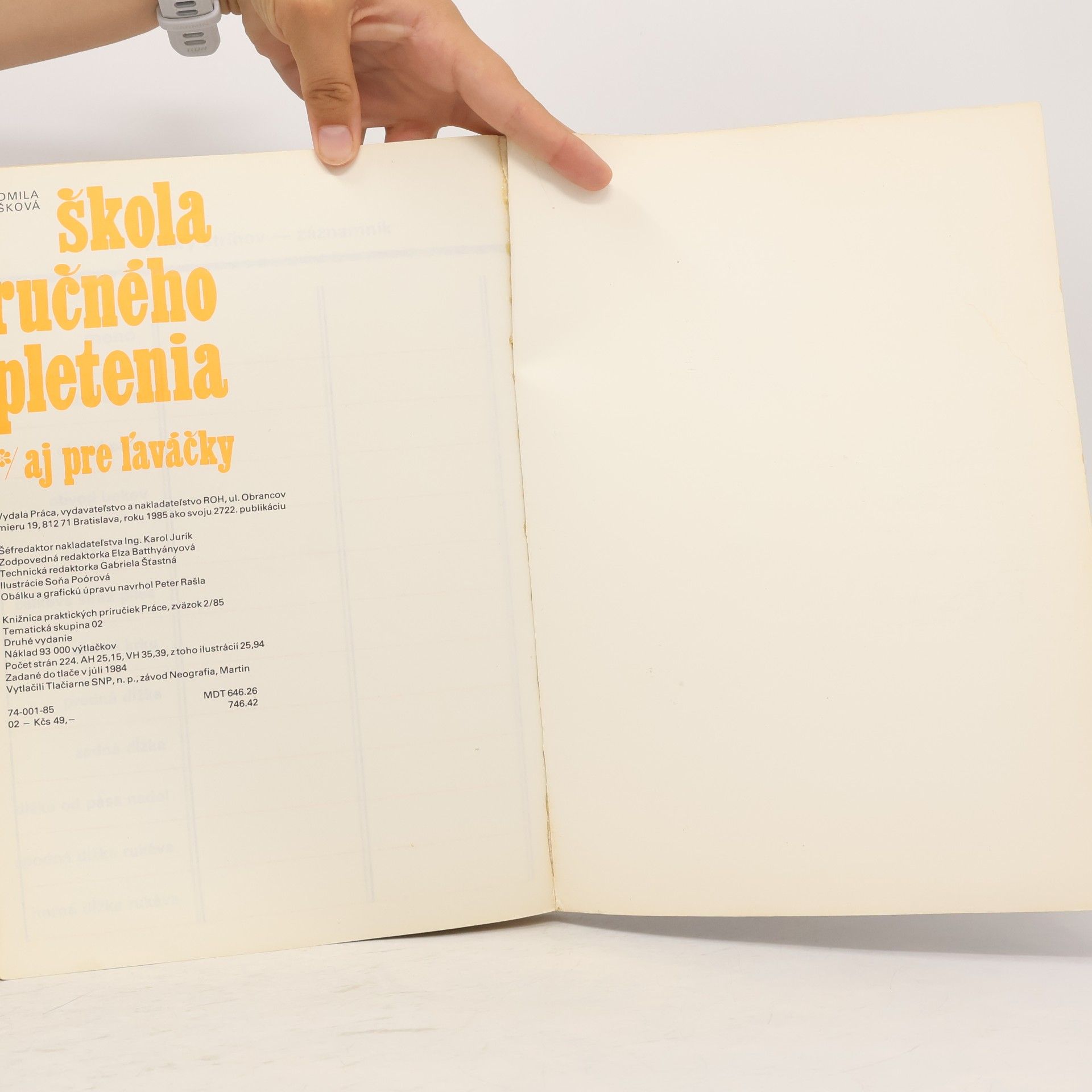 Ludmila Pešková Škola ručného pletenia
