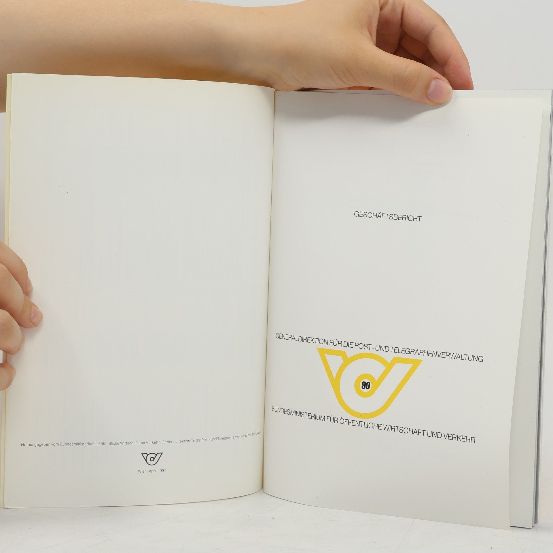 Autorenkollektiv Post Geschäftsbericht 1990