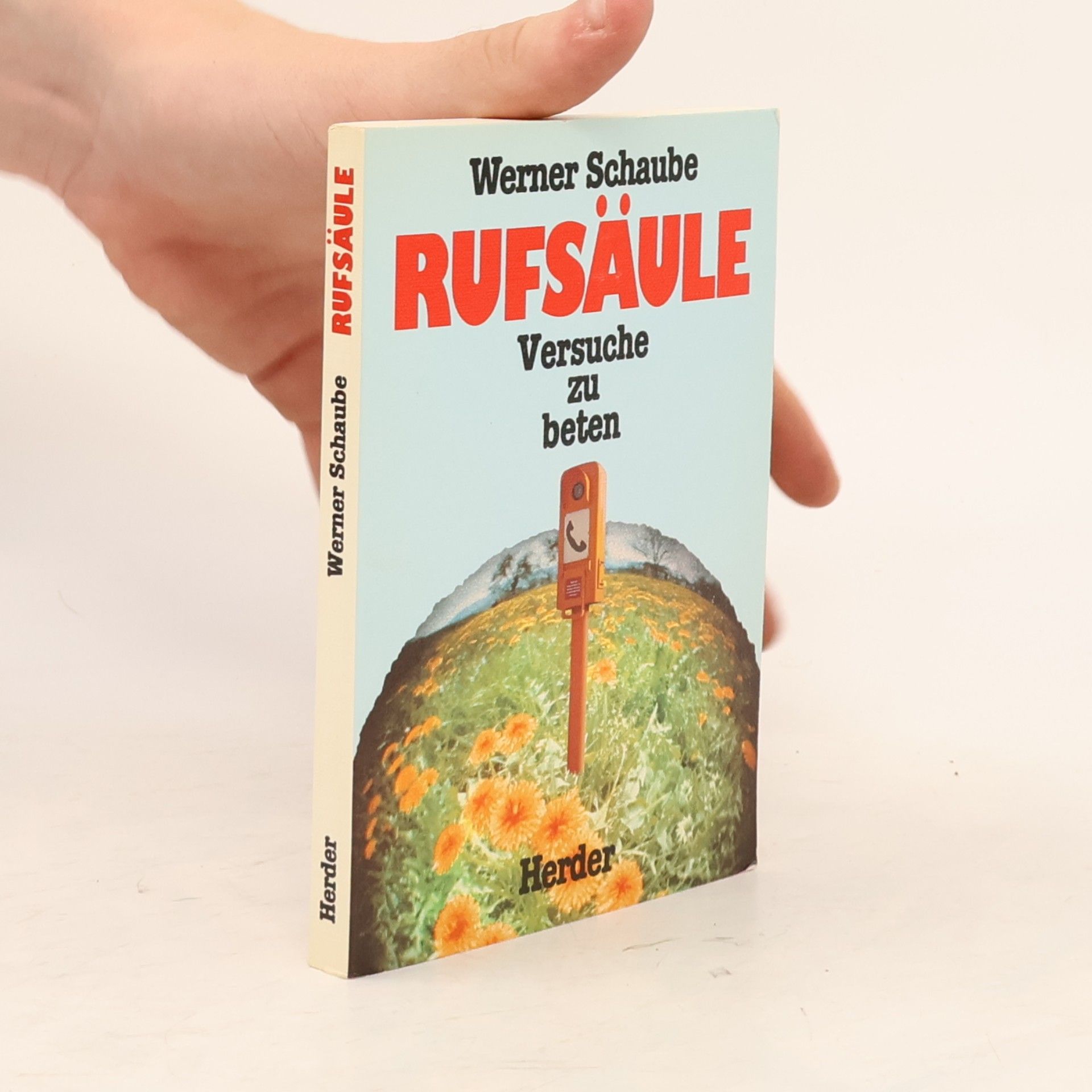 Werner Schaube Rufsäule : Versuche zu beten