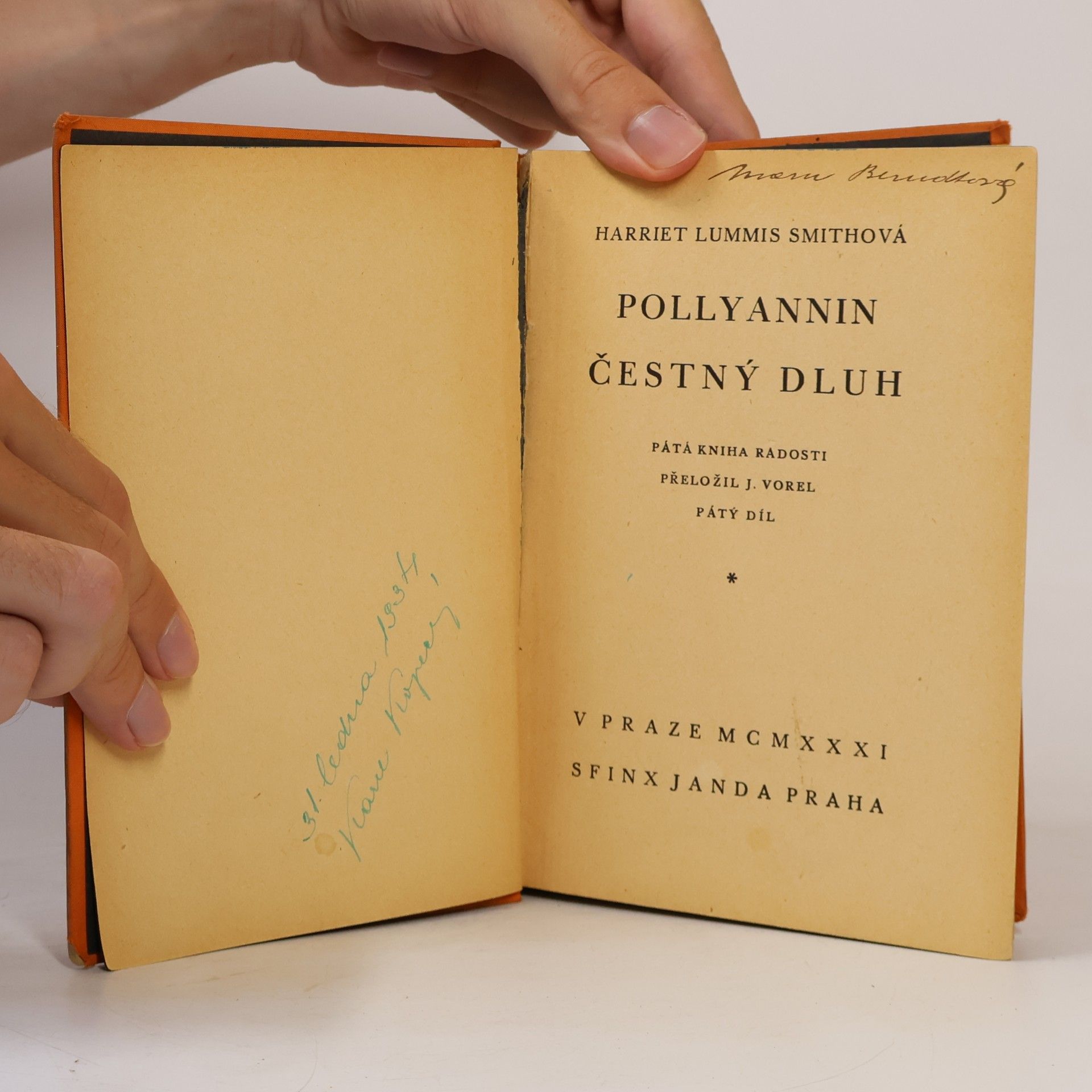 Harriet Lummis Smith Pollyannin čestný dluh