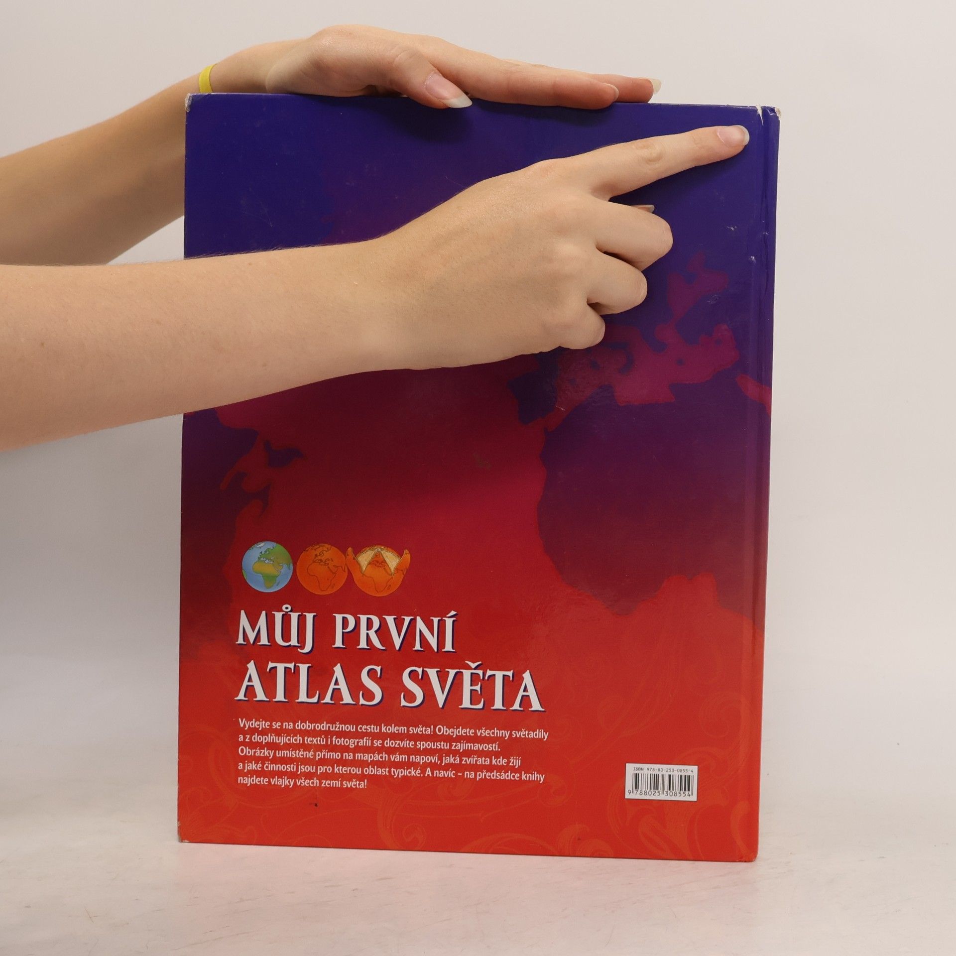 Deborah Chancellor Můj první atlas světa