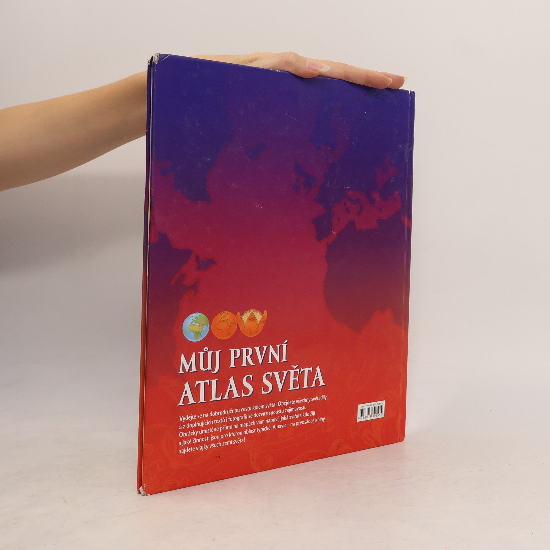 Deborah Chancellor Můj první atlas světa