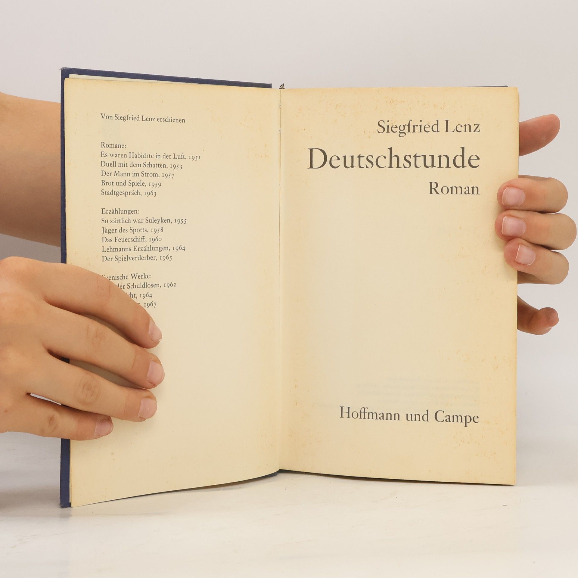 Siegfried Lenz Deutschstunde Roman