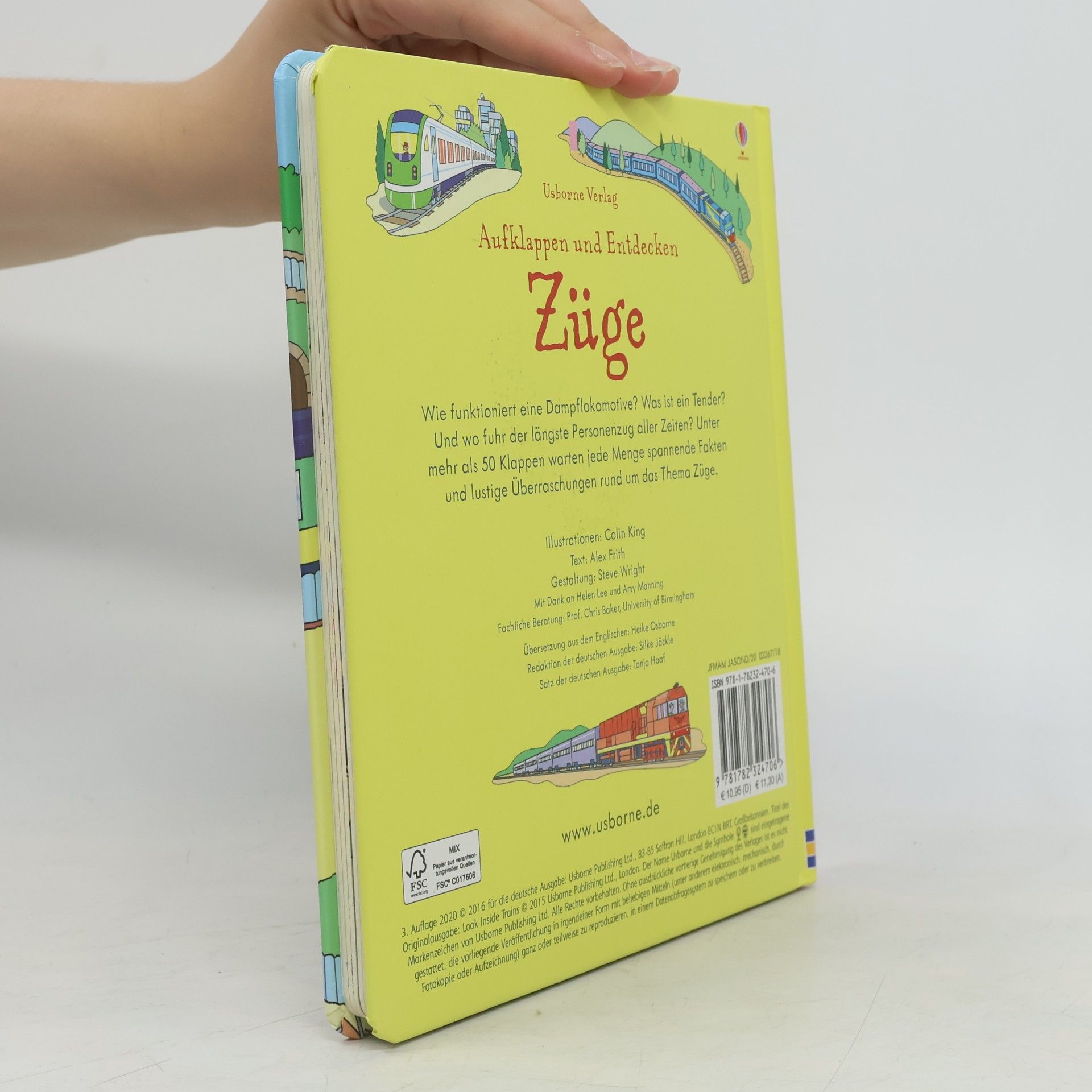 Alex Frith Aufklappen und Entdecken: Züge