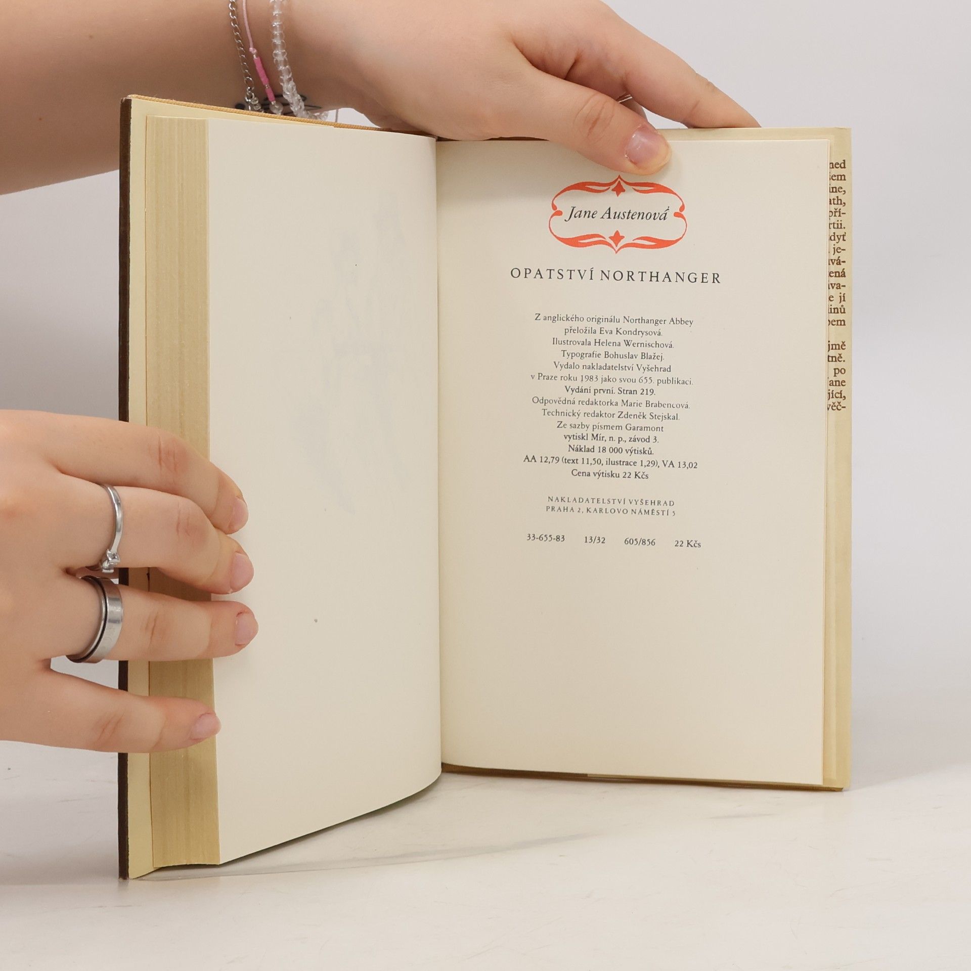 Jane Austen Opatství Northanger